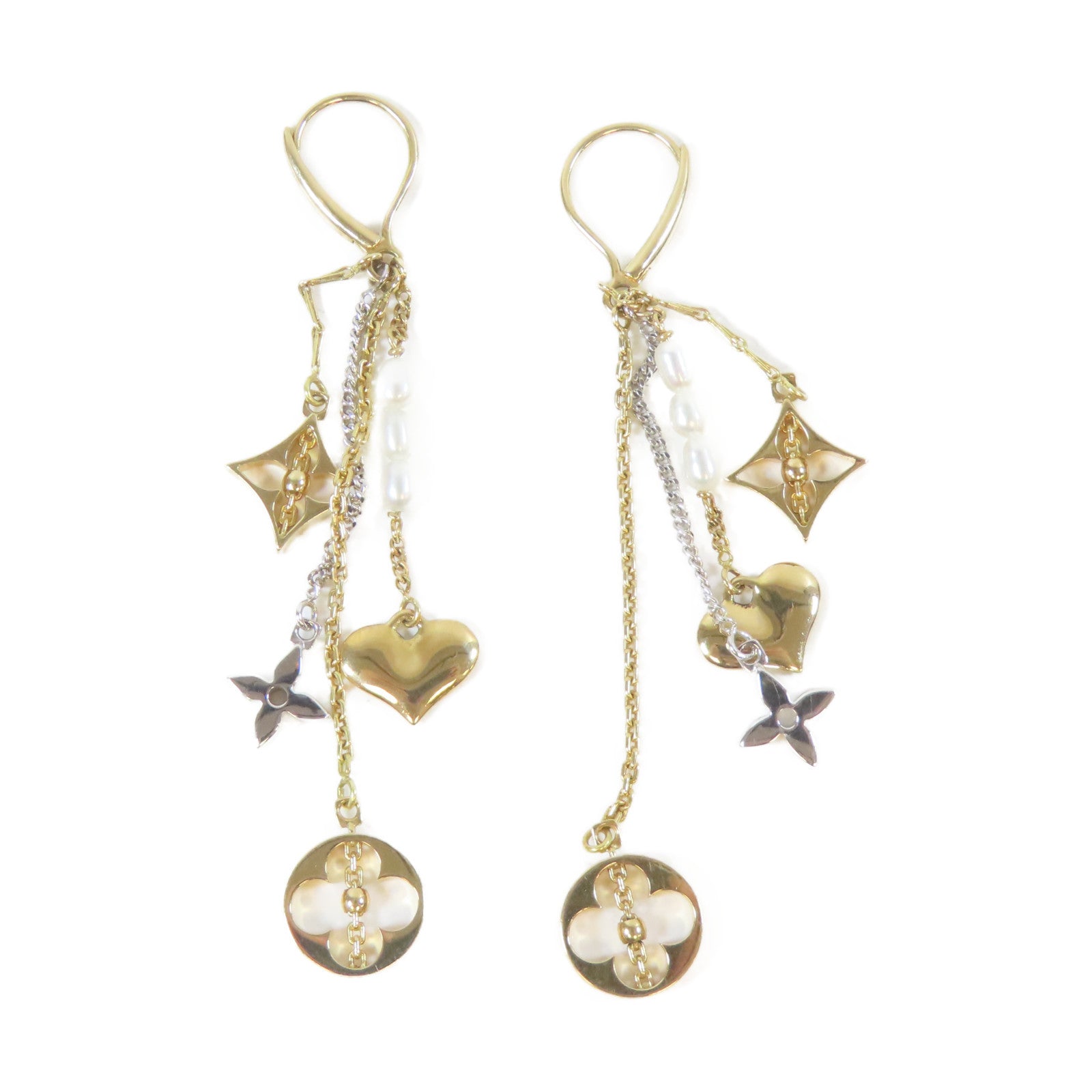 LOUIS VUITTON 金屬Earrings耳環金色/銀色