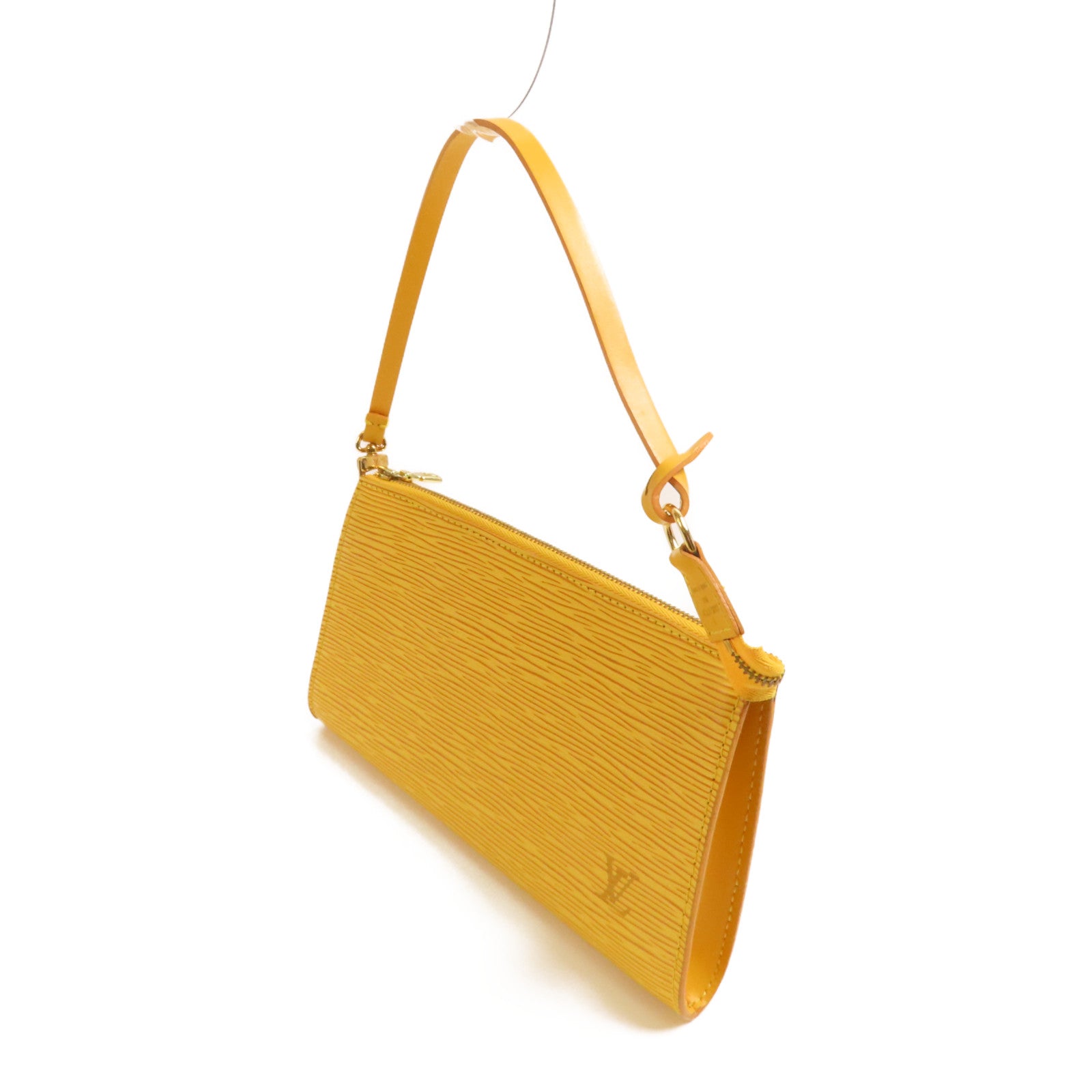 LOUIS VUITTON Epi Pochette Accessories Pouch金扣手挽袋