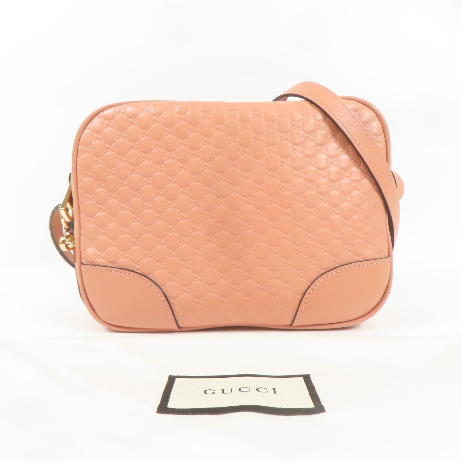 GUCCI 皮革Shoulder Bag金扣肩背袋