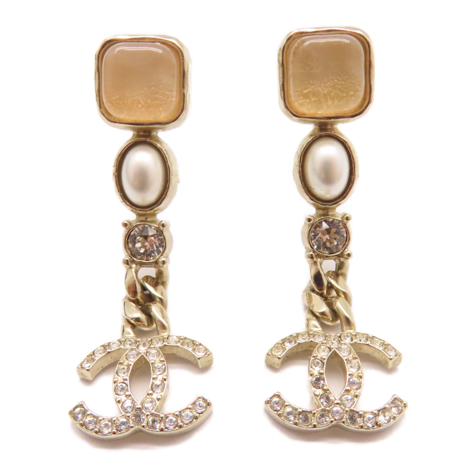 CHANEL 【激減優惠】金屬Earring耳環金色