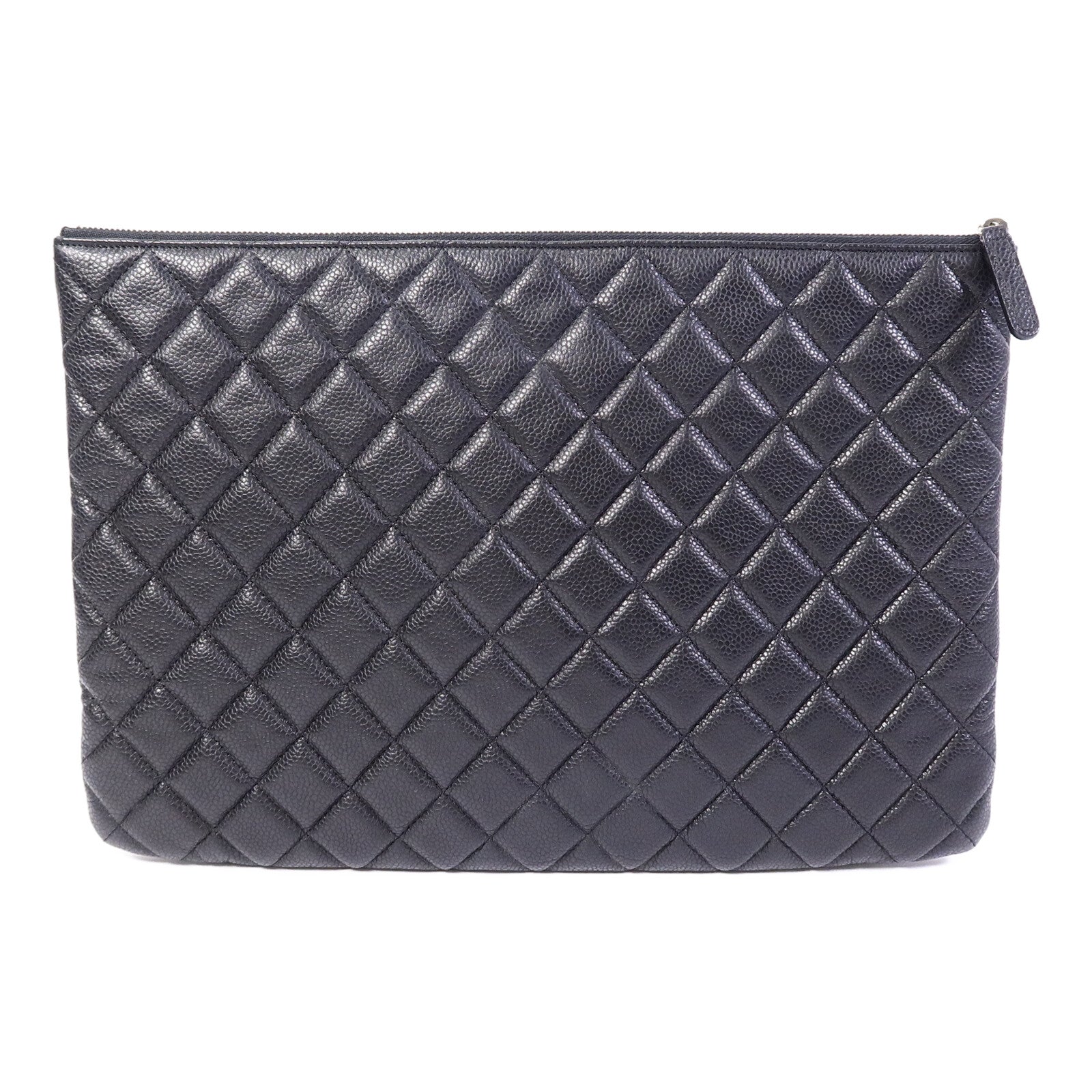 CHANEL 牛皮皮革O Case Large手拿包