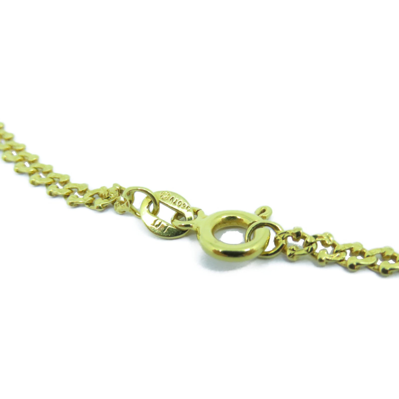 JEWELRY 【激減優惠】18K黃金Necklace 10.73g項鍊紅色/銀色