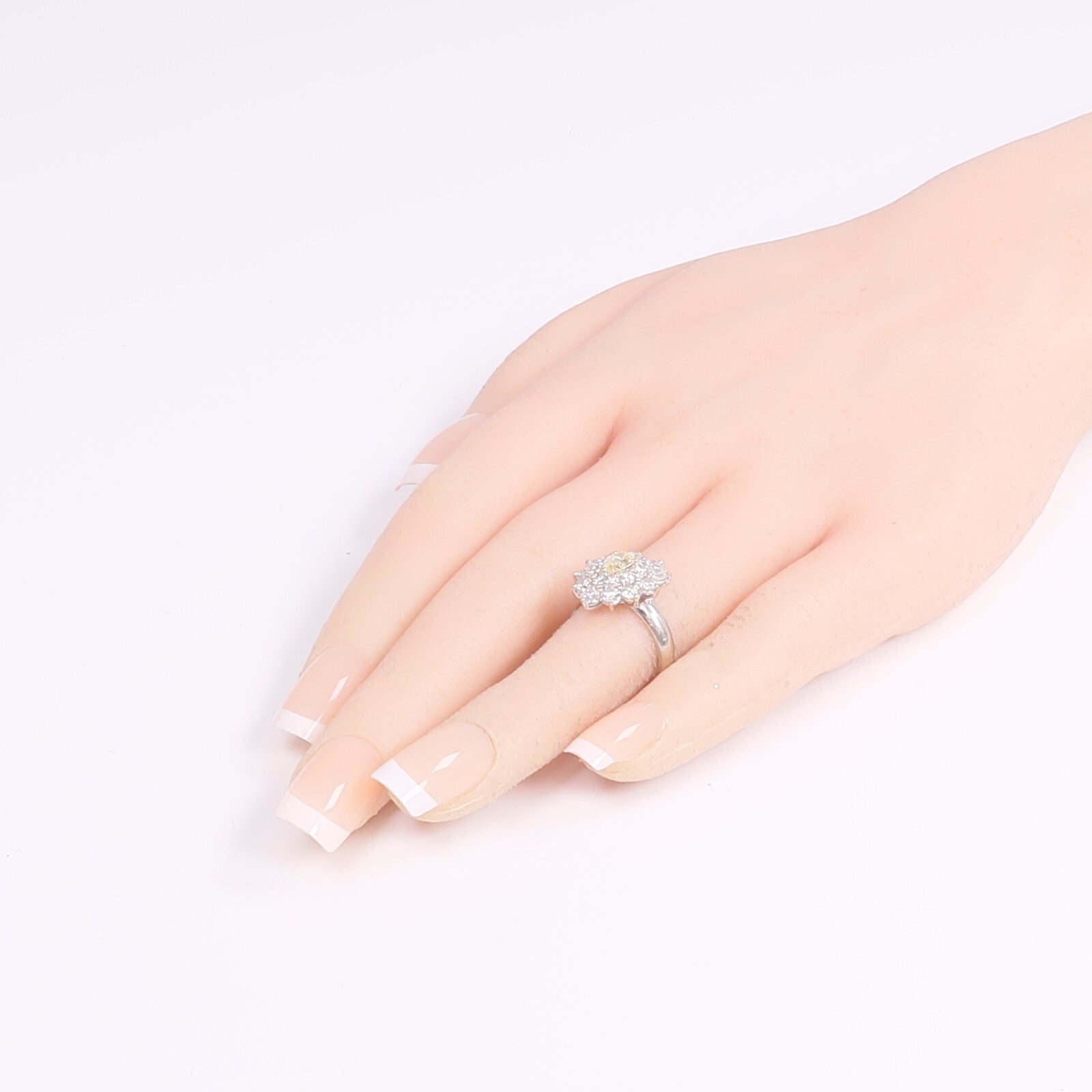 JEWELRY 18K白金Diamond Ring鑽石戒指US#4.25