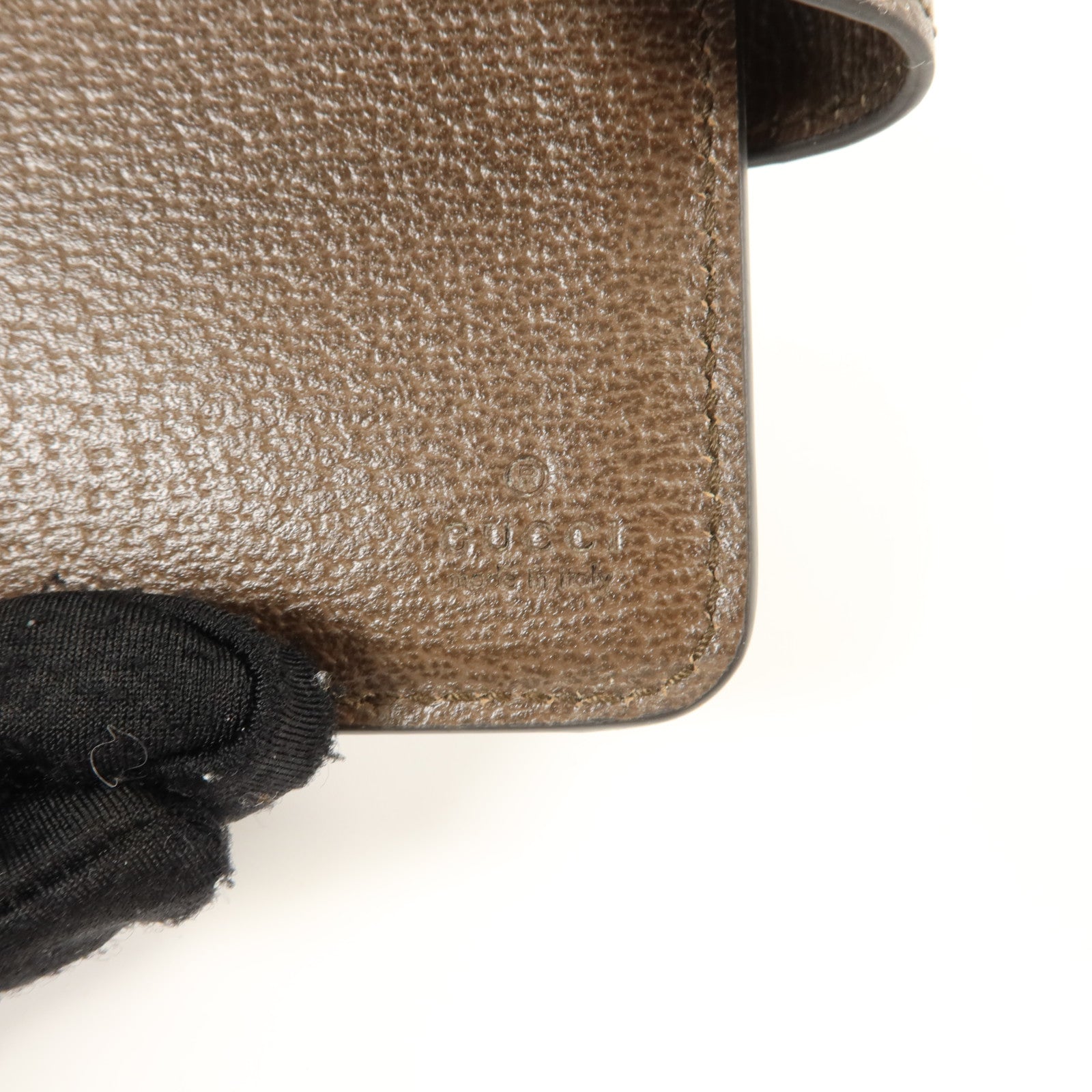 GUCCI 塗層帆布Ophidia Wallet Medium金扣錢包