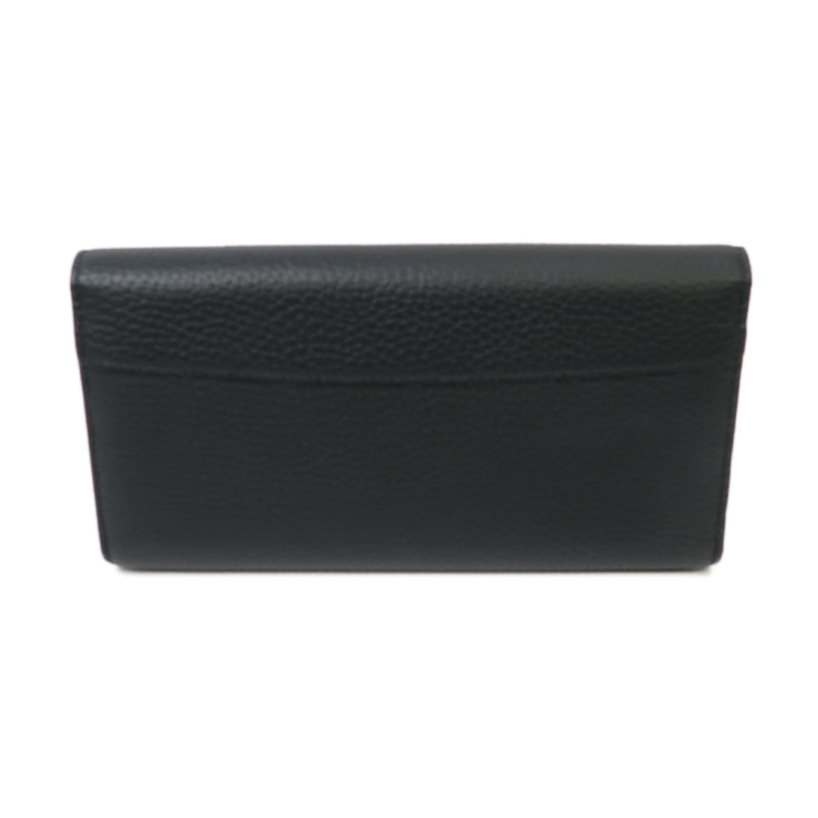 LOUIS VUITTON 【激減優惠】牛皮皮革Capucine Wallet金扣長錢包黒色