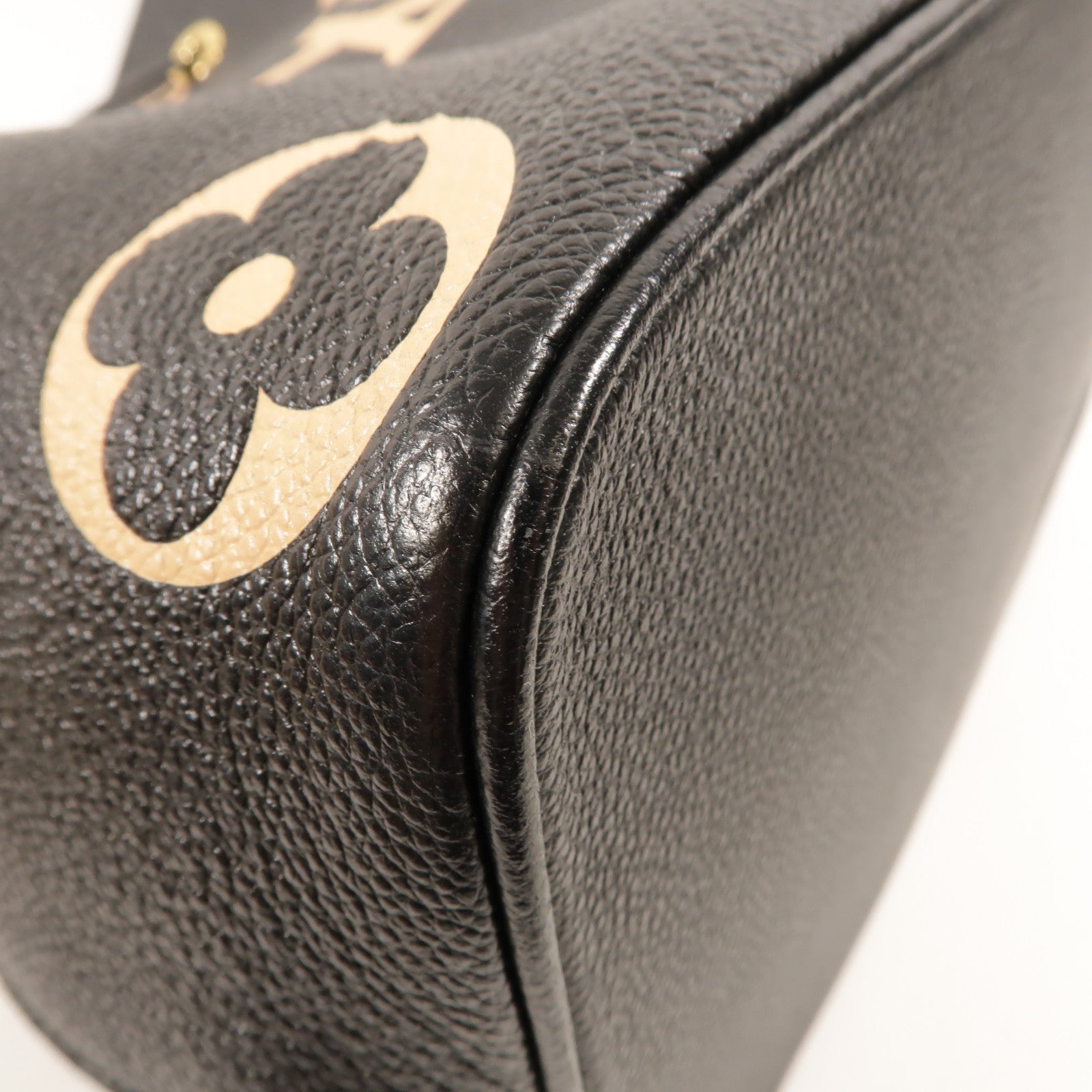 LOUIS VUITTON Monogram Empreinte Bicolor Neo Noe MM金扣手挽肩背兩用袋