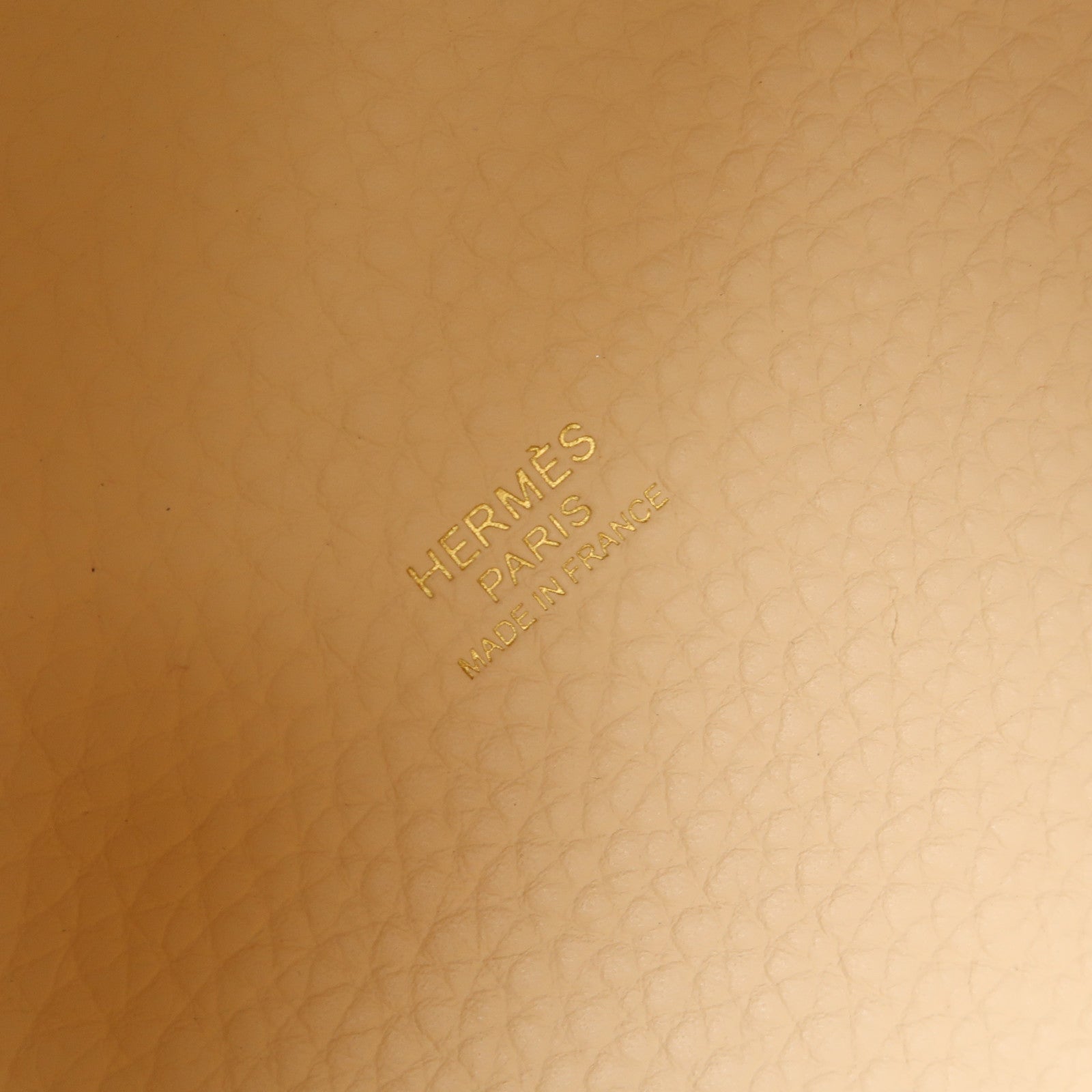 HERMES Clemence皮革Picotin MM金扣手挽袋Nata