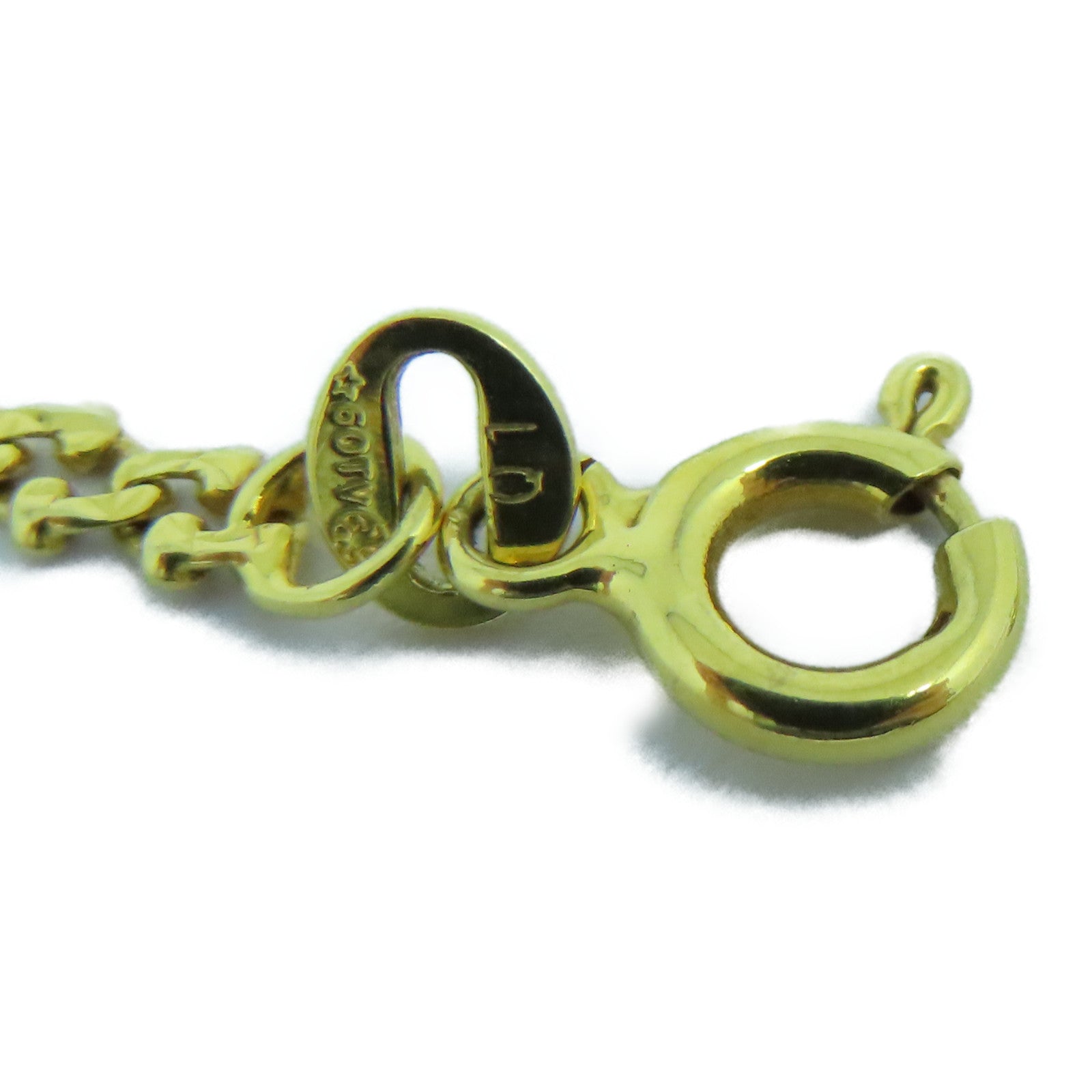 JEWELRY 【激減優惠】18K黃金Necklace 10.73g項鍊紅色/銀色