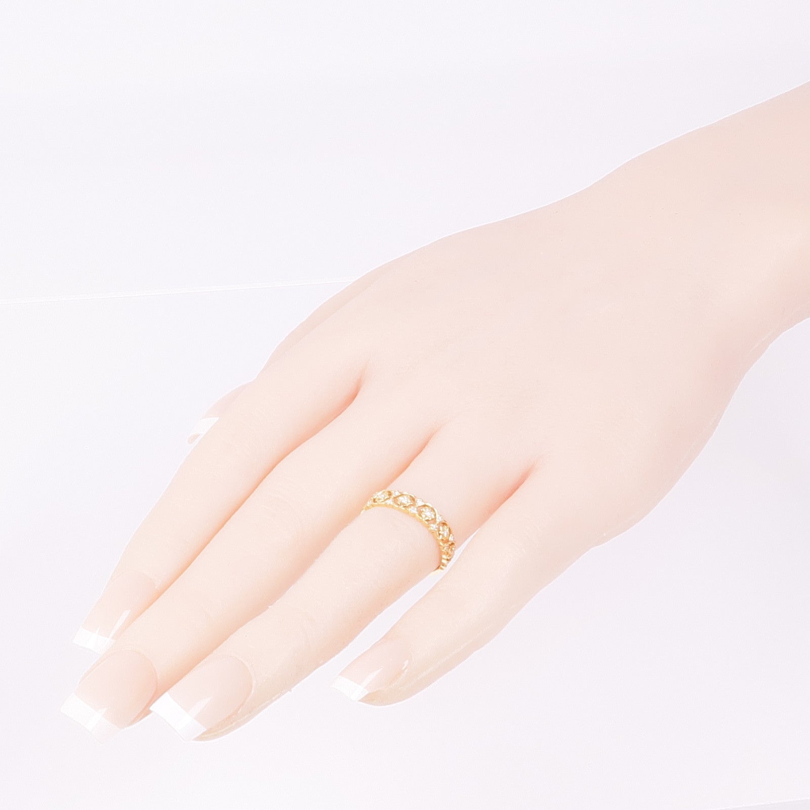 JEWELRY 18K玫瑰金Diamond Ring鑽石戒指US#6.5