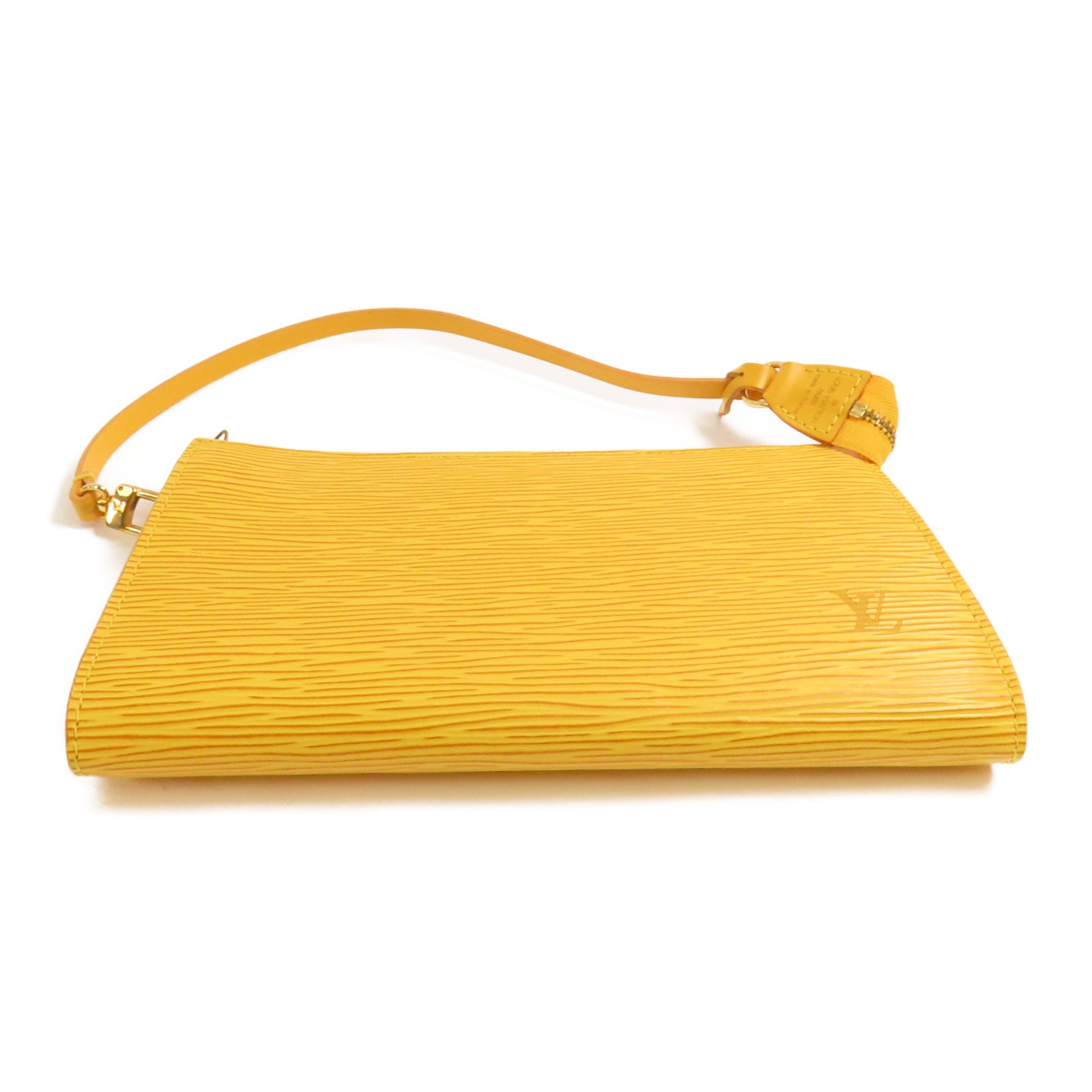 LOUIS VUITTON Epi Pochette Accessories Pouch金扣手挽袋