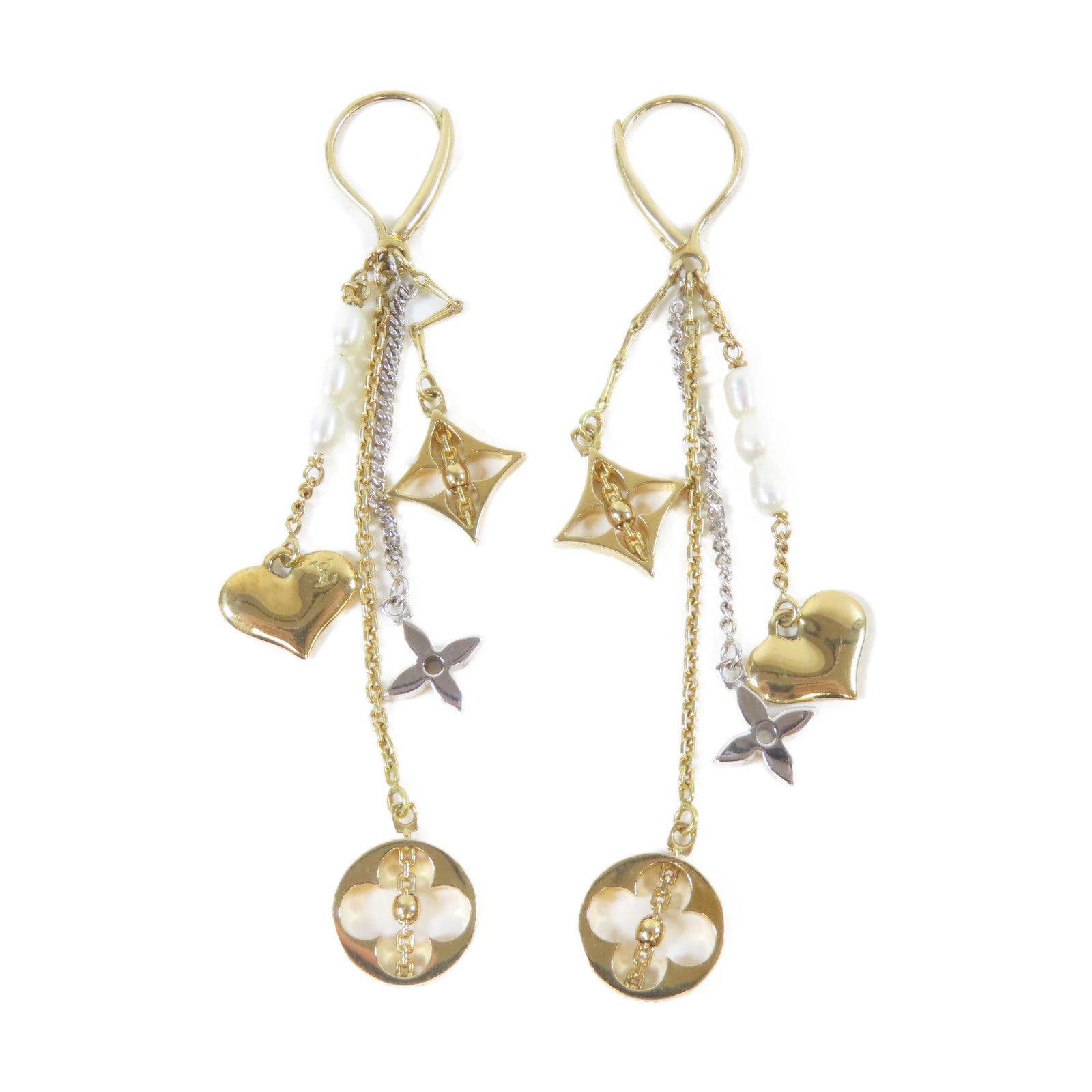 LOUIS VUITTON 金屬Earrings耳環金色/銀色