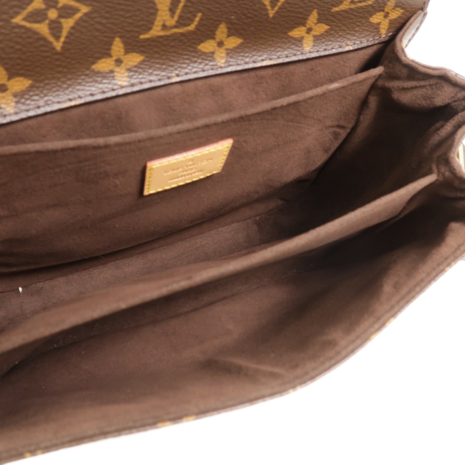 LOUIS VUITTON Monogram Pochette Metis MM手挽肩背兩用袋棕色