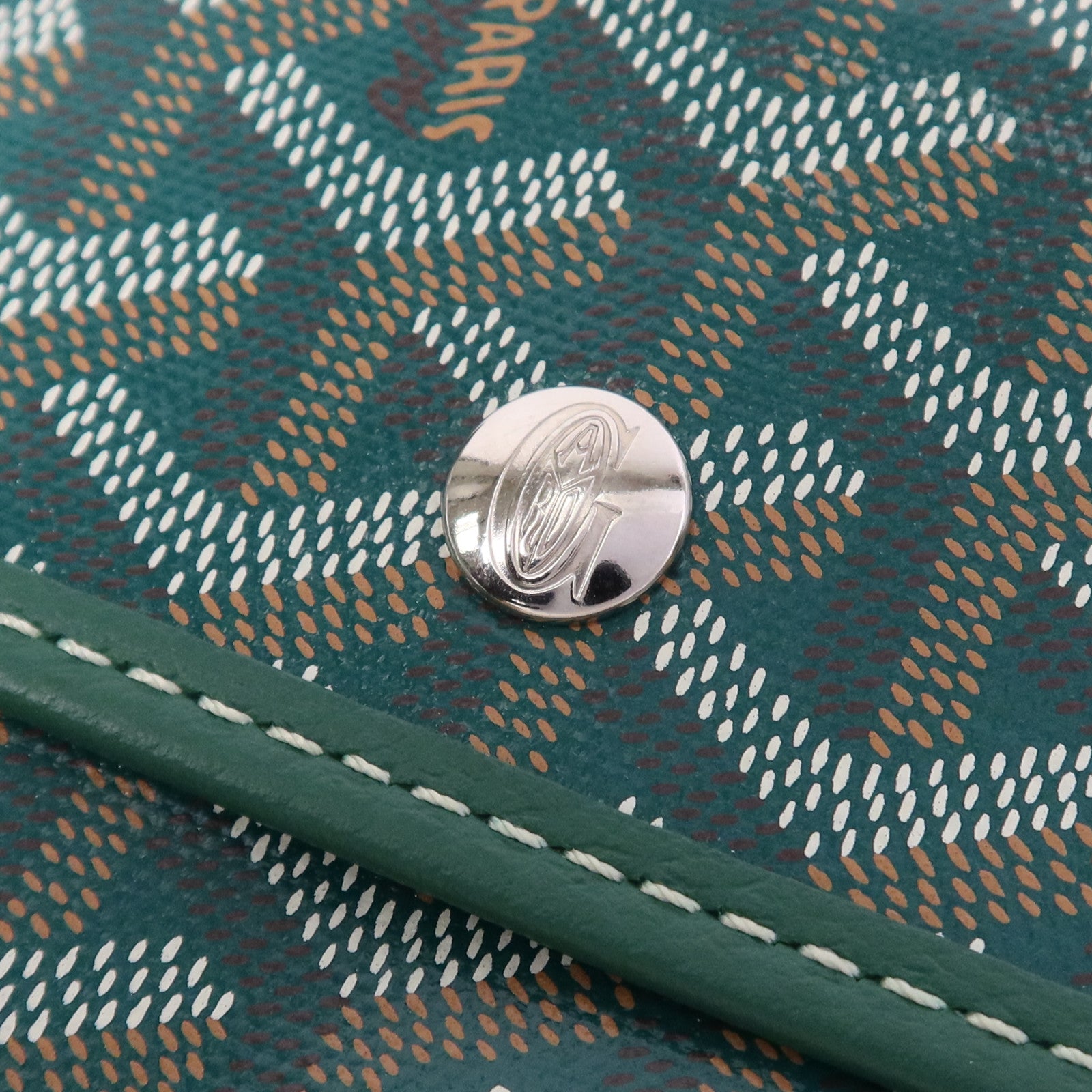 GOYARD 塗層帆布Saint Louis PM銀扣手挽袋