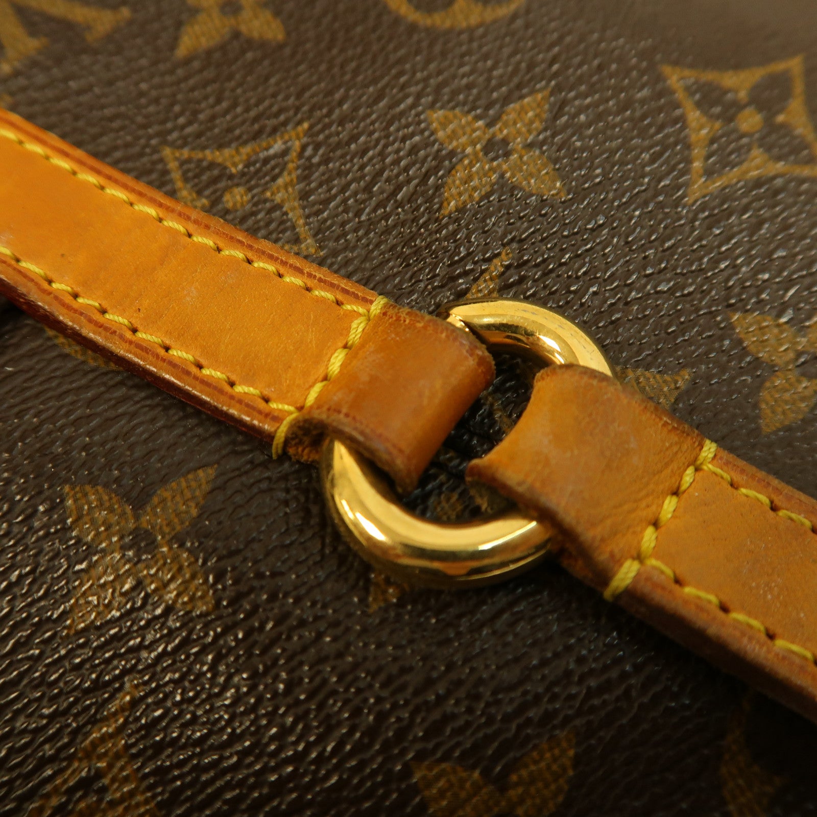 LOUIS VUITTON (PRICE DOWN) LV GHW Totally MM Shoulder Bag Monogram M56689 Brown