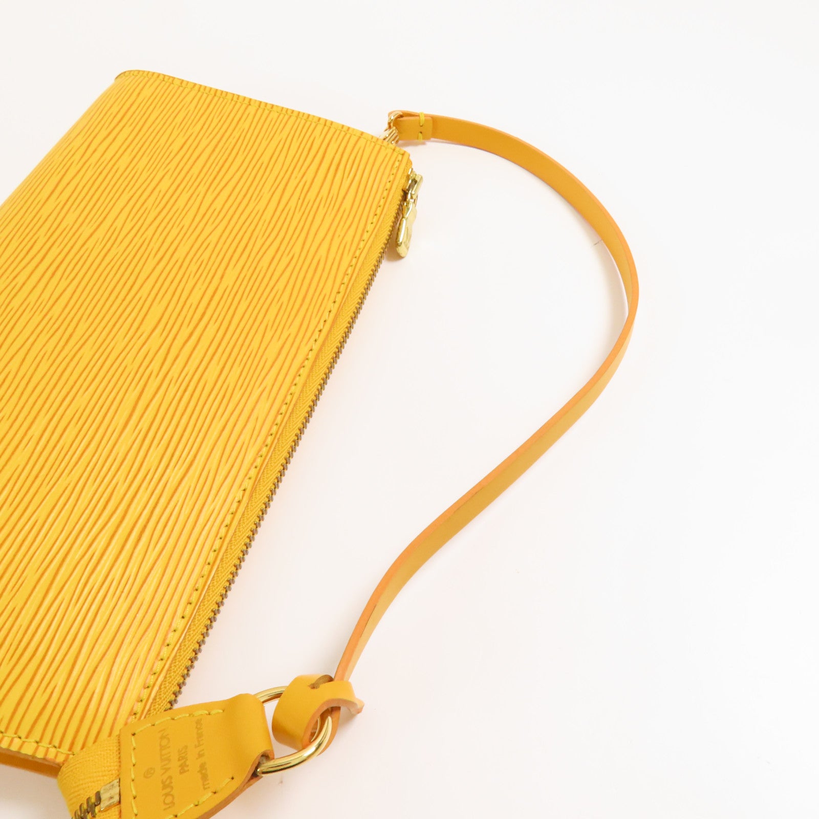 LOUIS VUITTON Epi Pochette Accessories Pouch金扣手挽袋