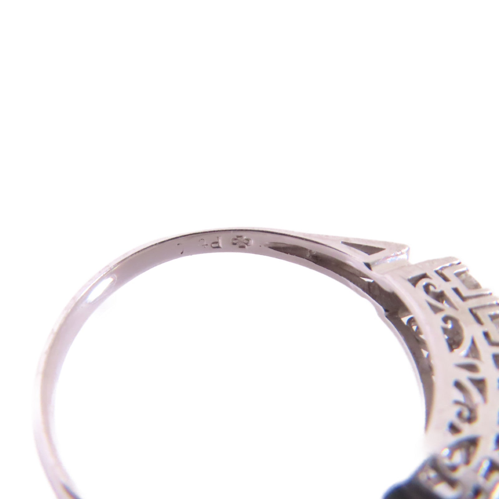 Jewelry Diamond Ring US#8.75 Platinum