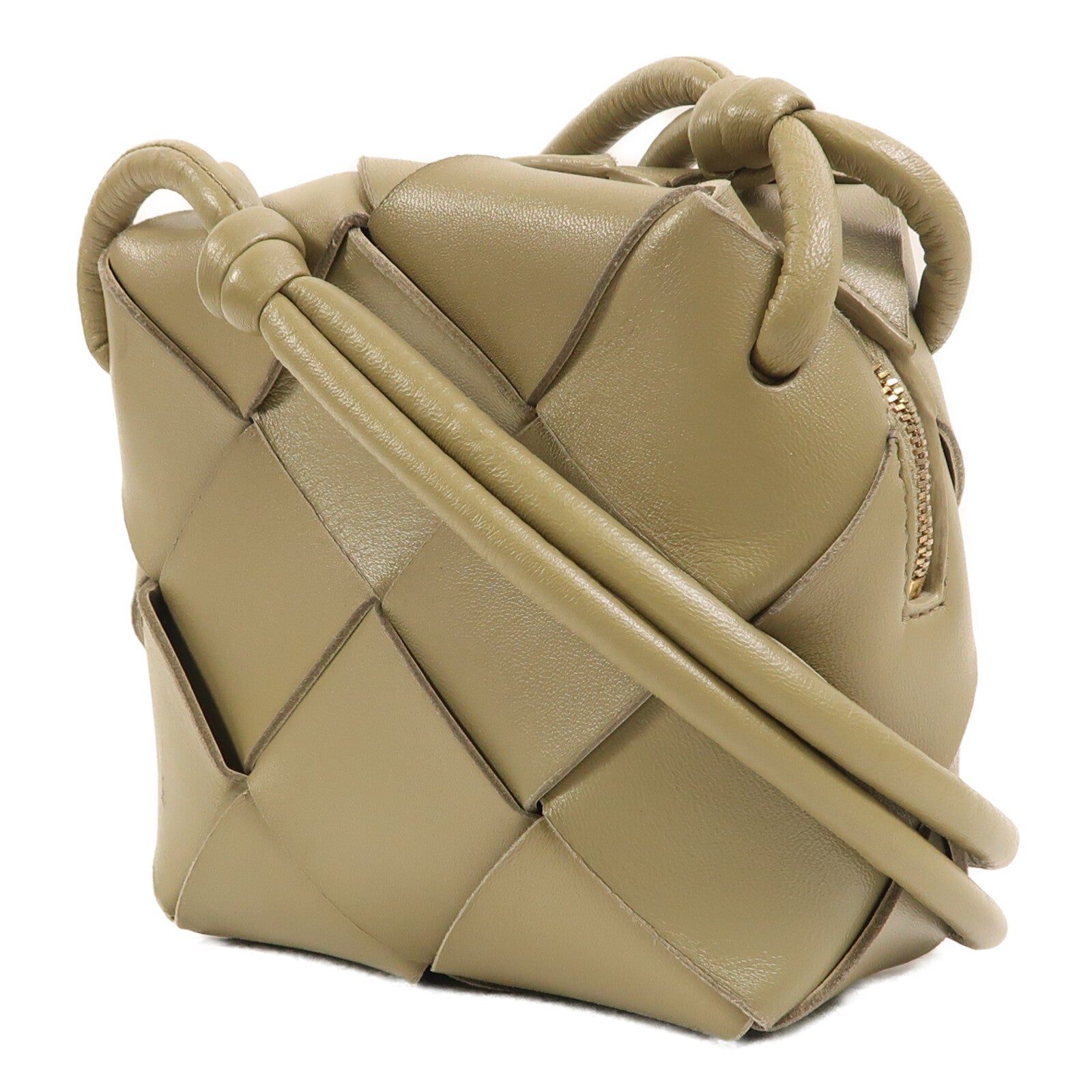 BOTTEGA VENETA 【激減優惠】羊皮皮革Shoulder Bag金扣肩背袋