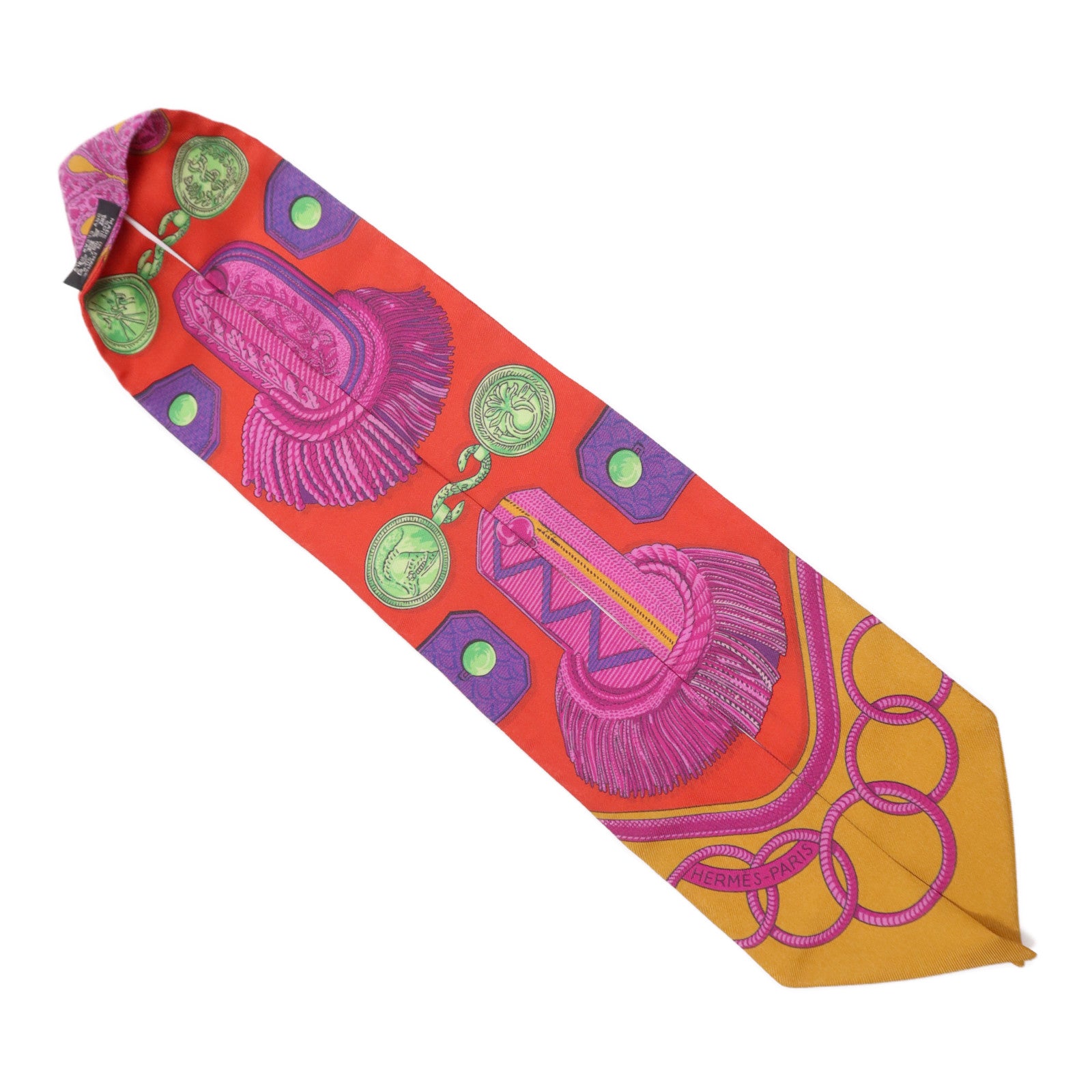 HERMES 絲質Twilly絲巾