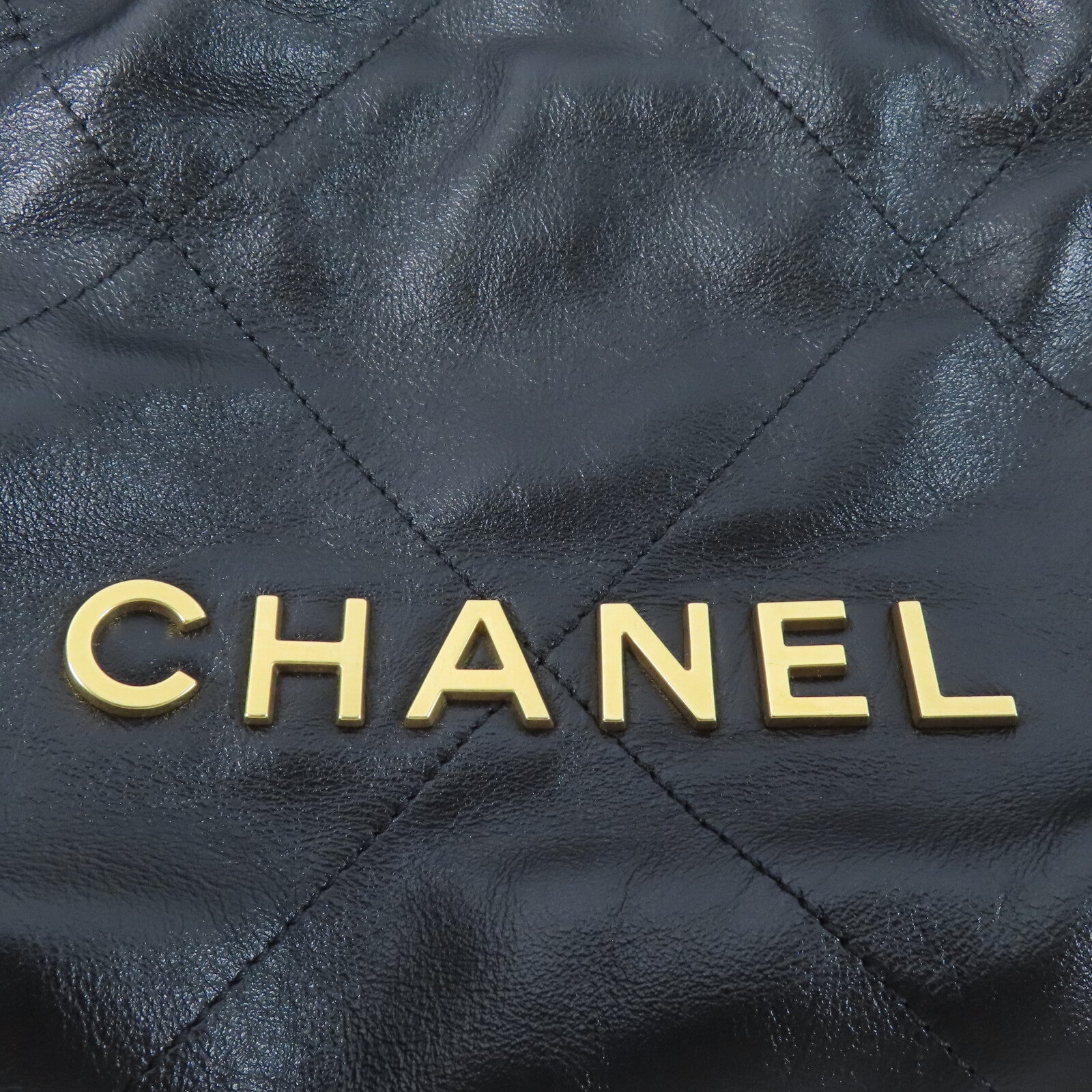 CHANEL 牛皮皮革Chanel 22 Mini鏈帶手挽肩背兩用袋