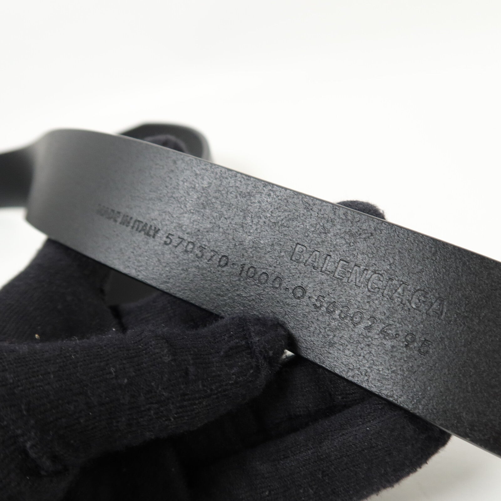 BALENCIAGA 牛皮皮革Belt95cm皮帶