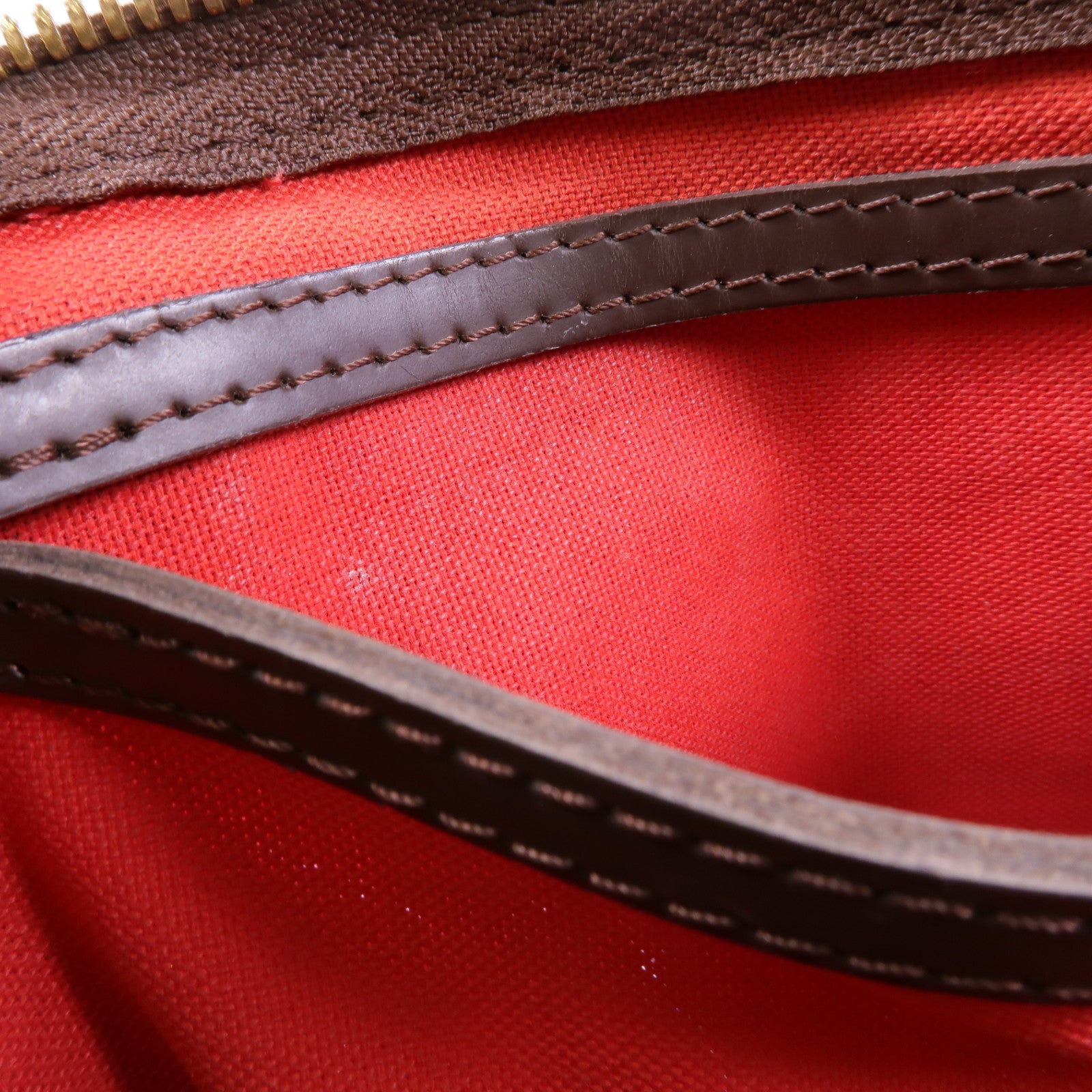 LOUIS VUITTON Damier Speedy Bandouliere 30金扣手挽肩背兩用袋棕色