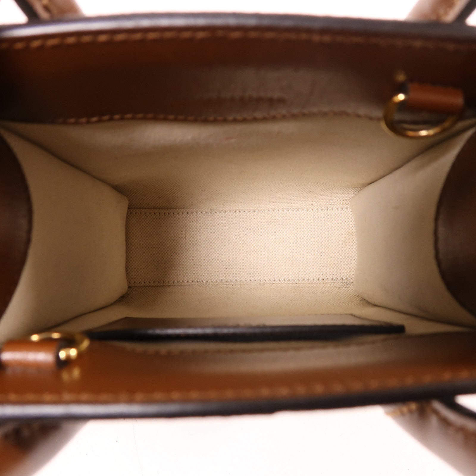 GUCCI 塗層帆布Mini Tote Bag With Interlocking G金扣手挽肩背兩用袋