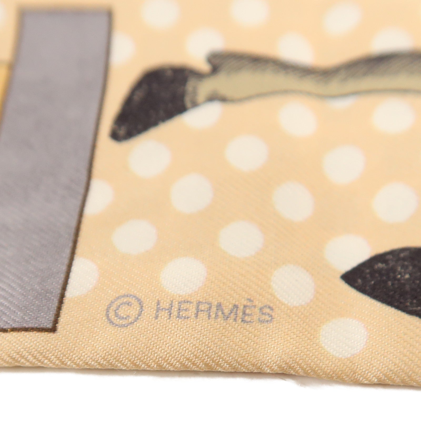 HERMES 絲質Twilly絲巾