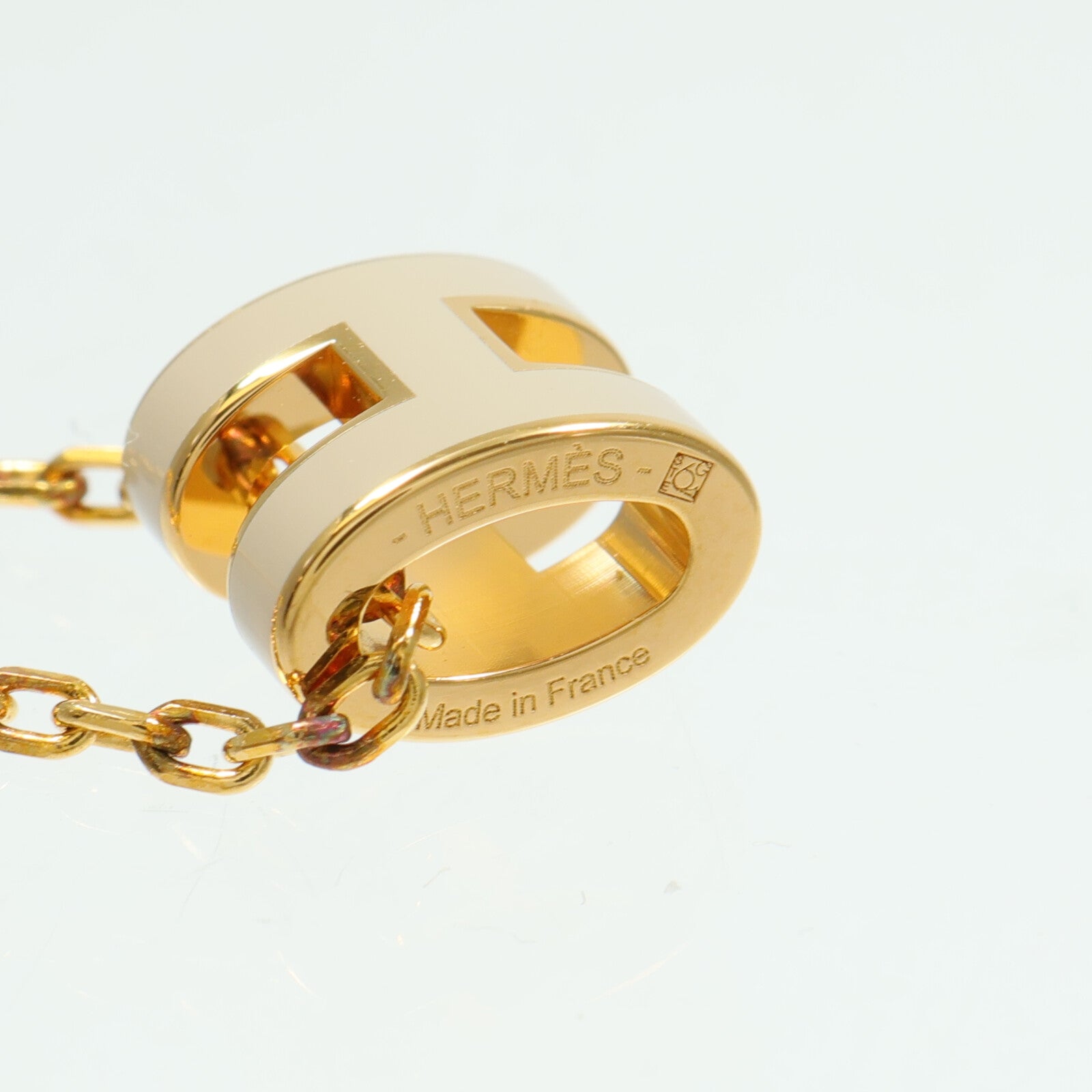 HERMES 琺瑯/金屬Mini Pop H Necklace項鍊