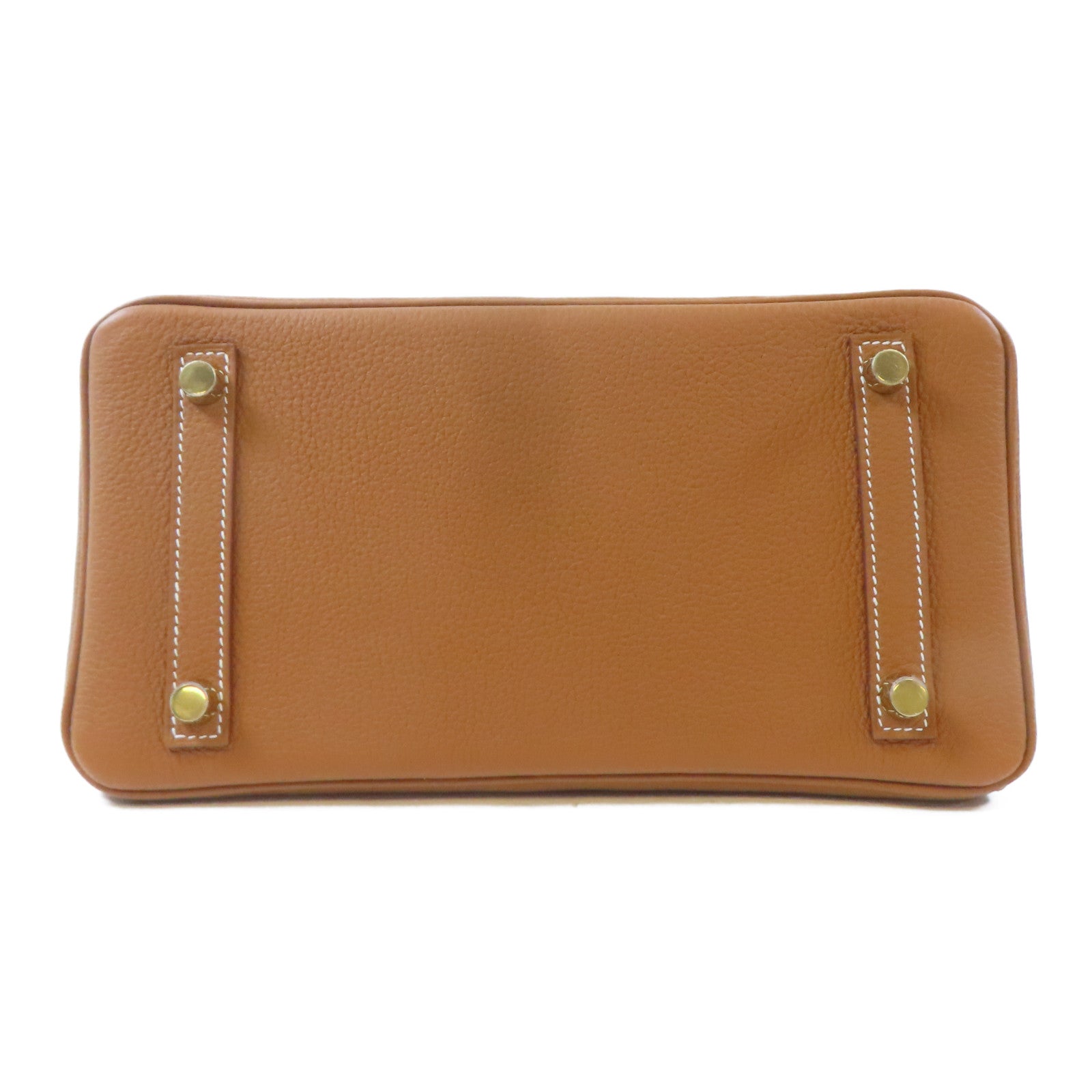 HERMES 【激減優惠】Togo皮革Birkin 25金扣手挽肩背兩用袋Gold/駝色