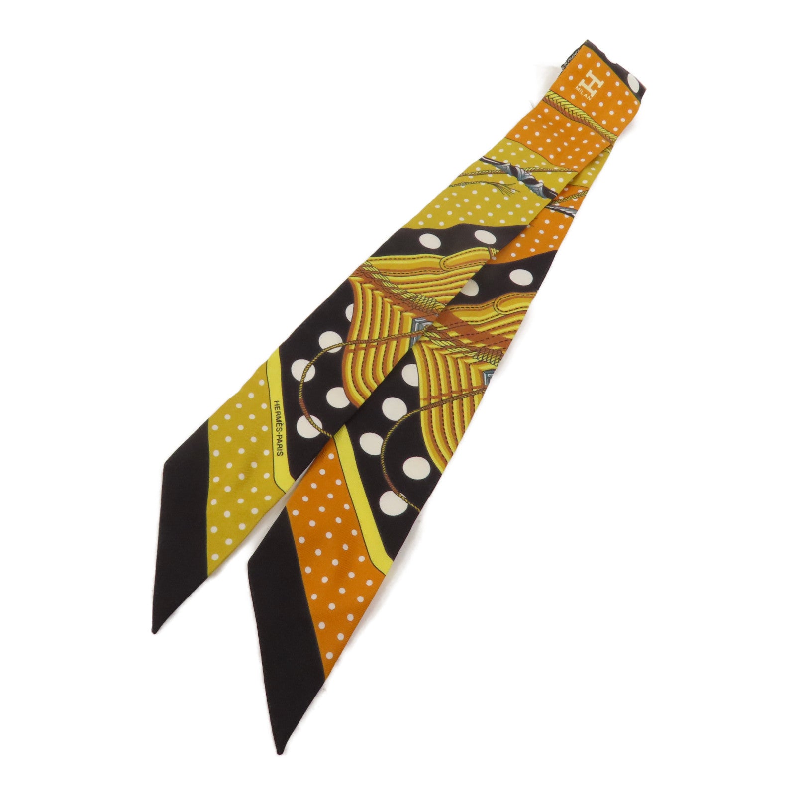 HERMES 絲質Twilly絲巾