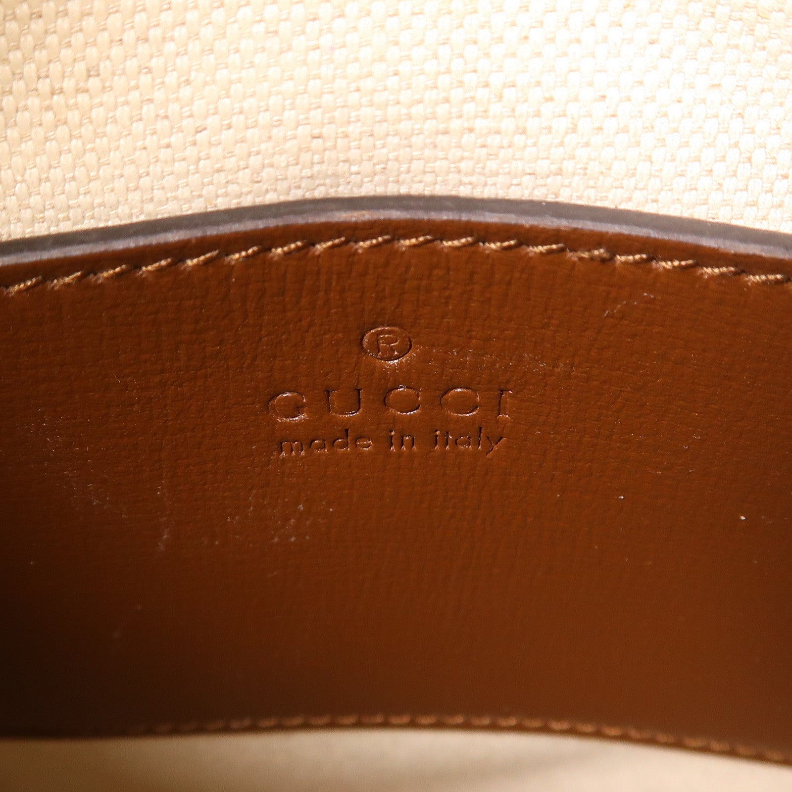GUCCI 塗層帆布Mini Tote Bag With Interlocking G金扣手挽肩背兩用袋