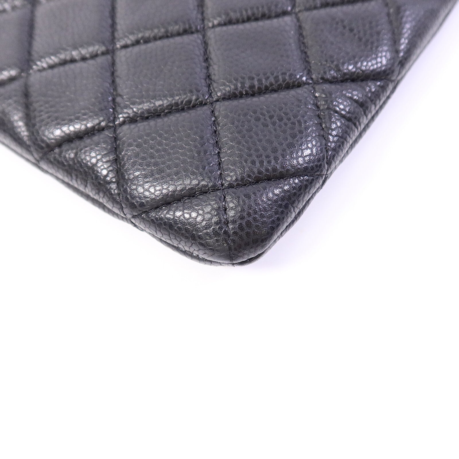 CHANEL 牛皮皮革O Case Large手拿包