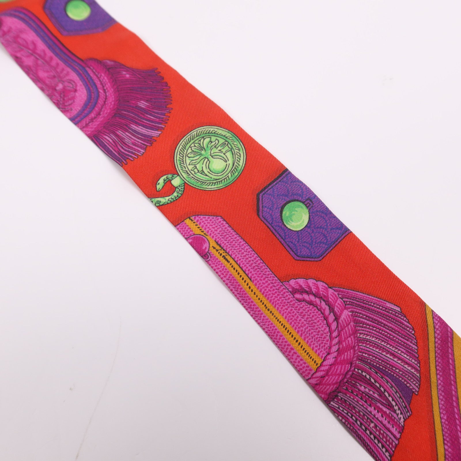 HERMES 絲質Twilly絲巾