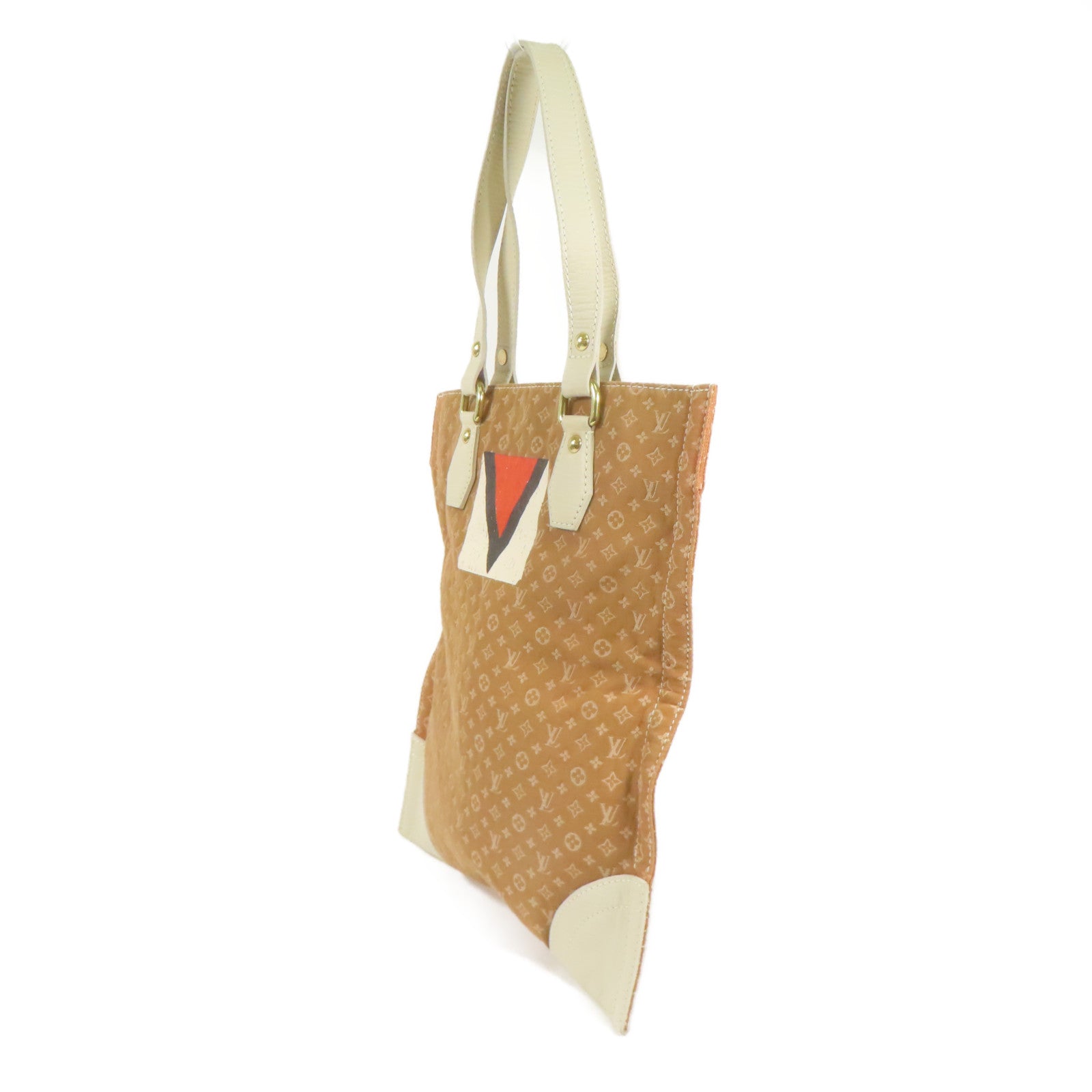 LOUIS VUITTON LV GHW Tote Bag M40022 Monogram Mini Beige