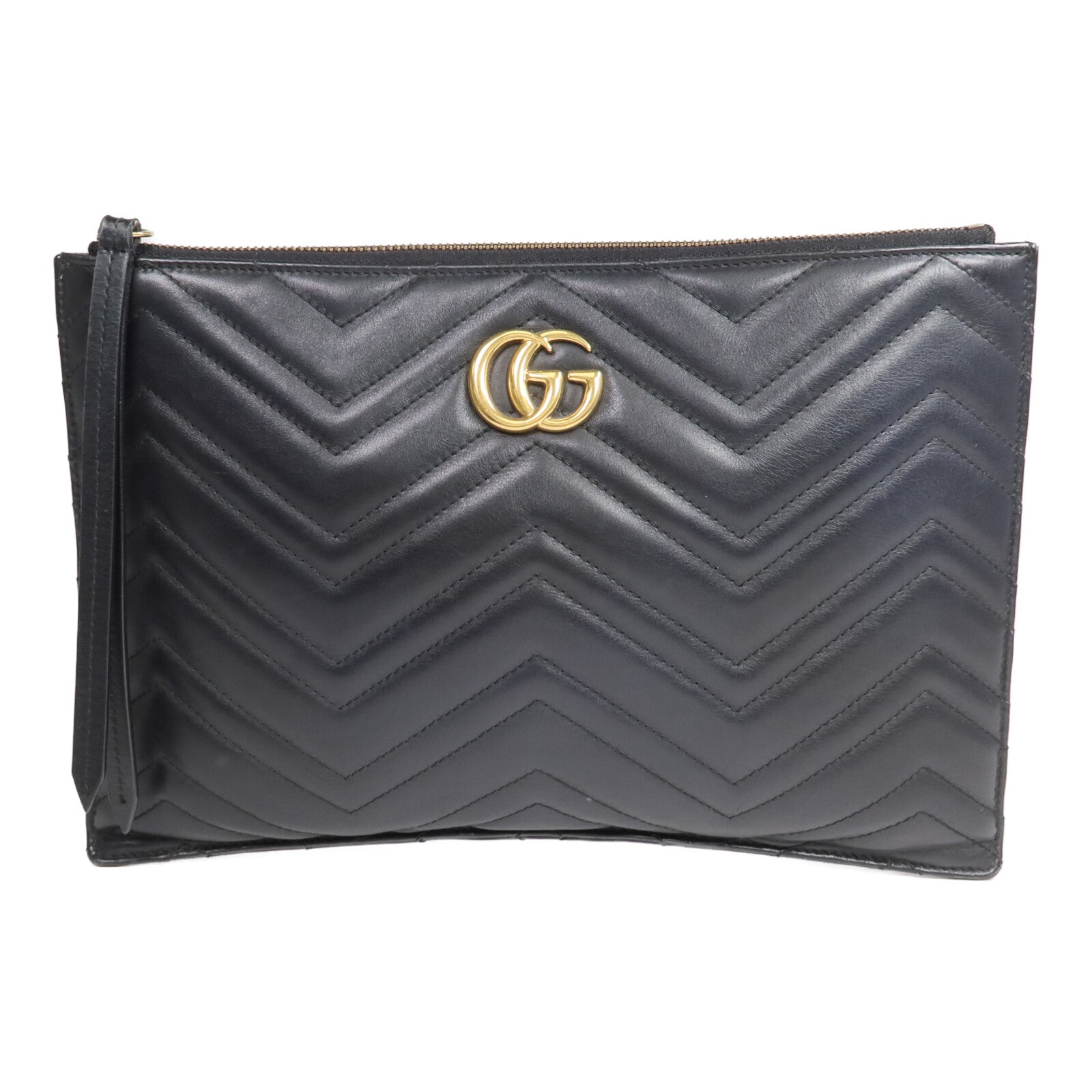 GUCCI 牛皮皮革Clutch/Pouch金扣手拿包