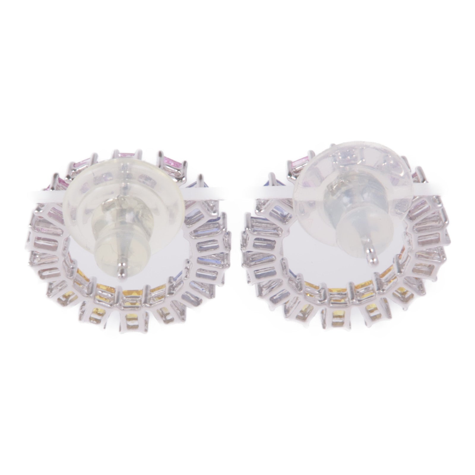 JEWELRY 【激減優惠】18K白金Sapphire Earrings彩色藍寶石耳環