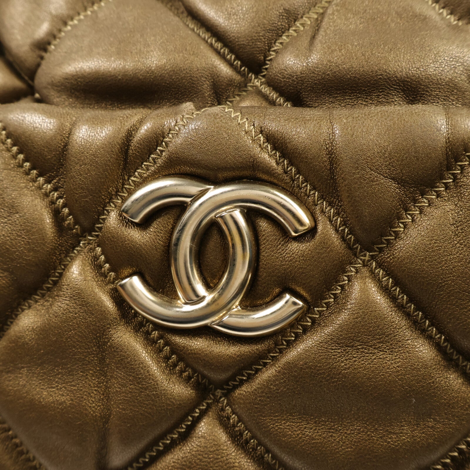 CHANEL 牛皮皮革Chain Shoulder Bag鏈帶肩背袋
