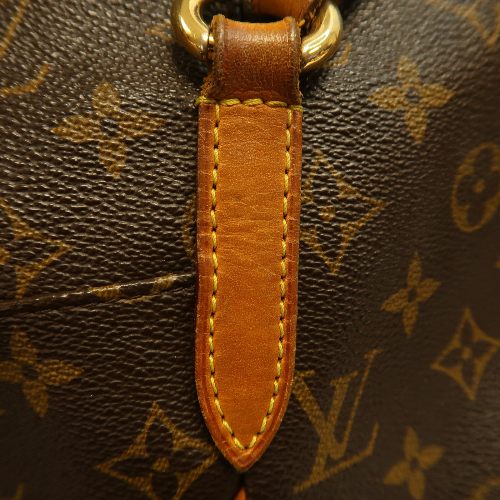 LOUIS VUITTON (PRICE DOWN) LV GHW Totally MM Shoulder Bag Monogram M56689 Brown