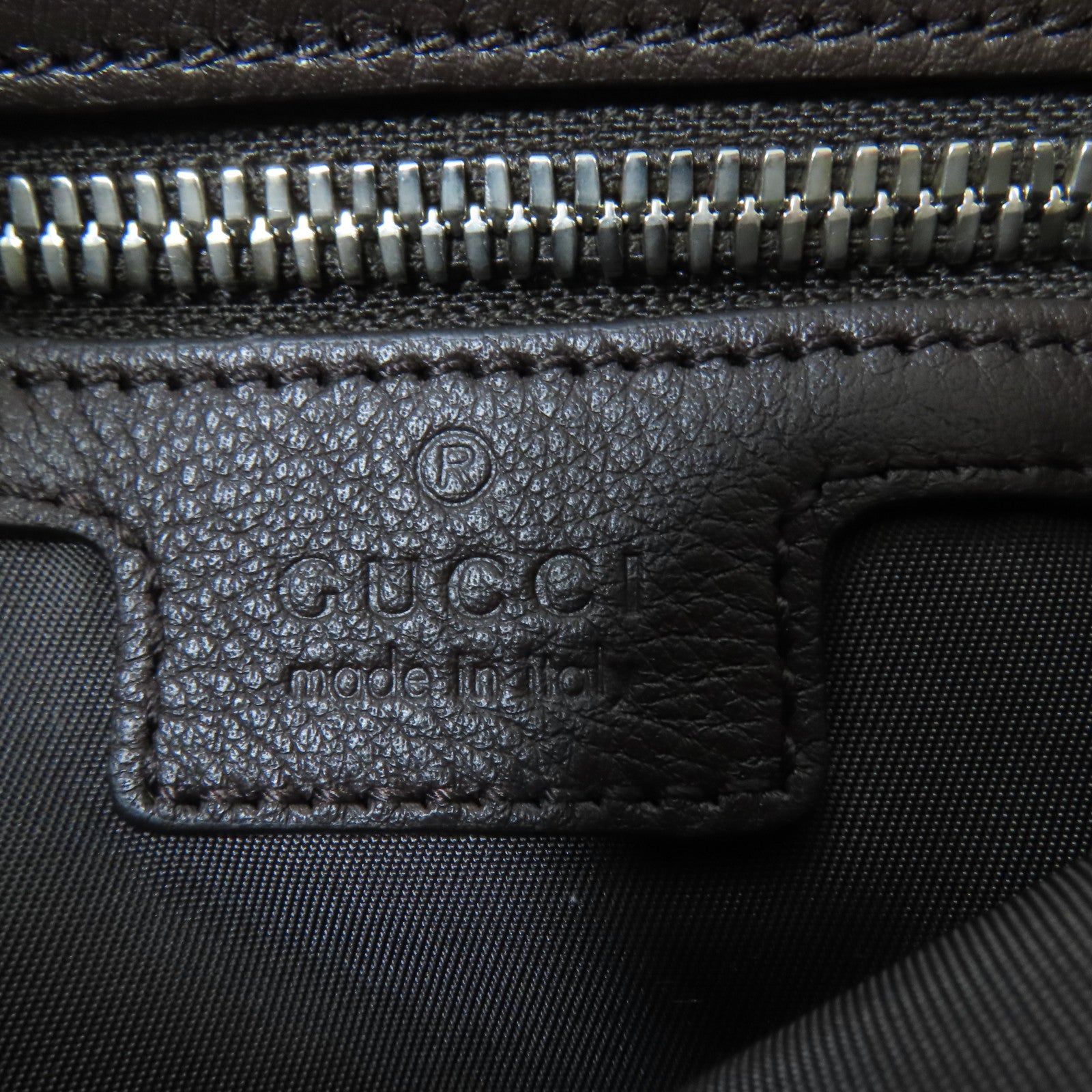 GUCCI 帆布Small Crossbody Bag銀扣肩背袋