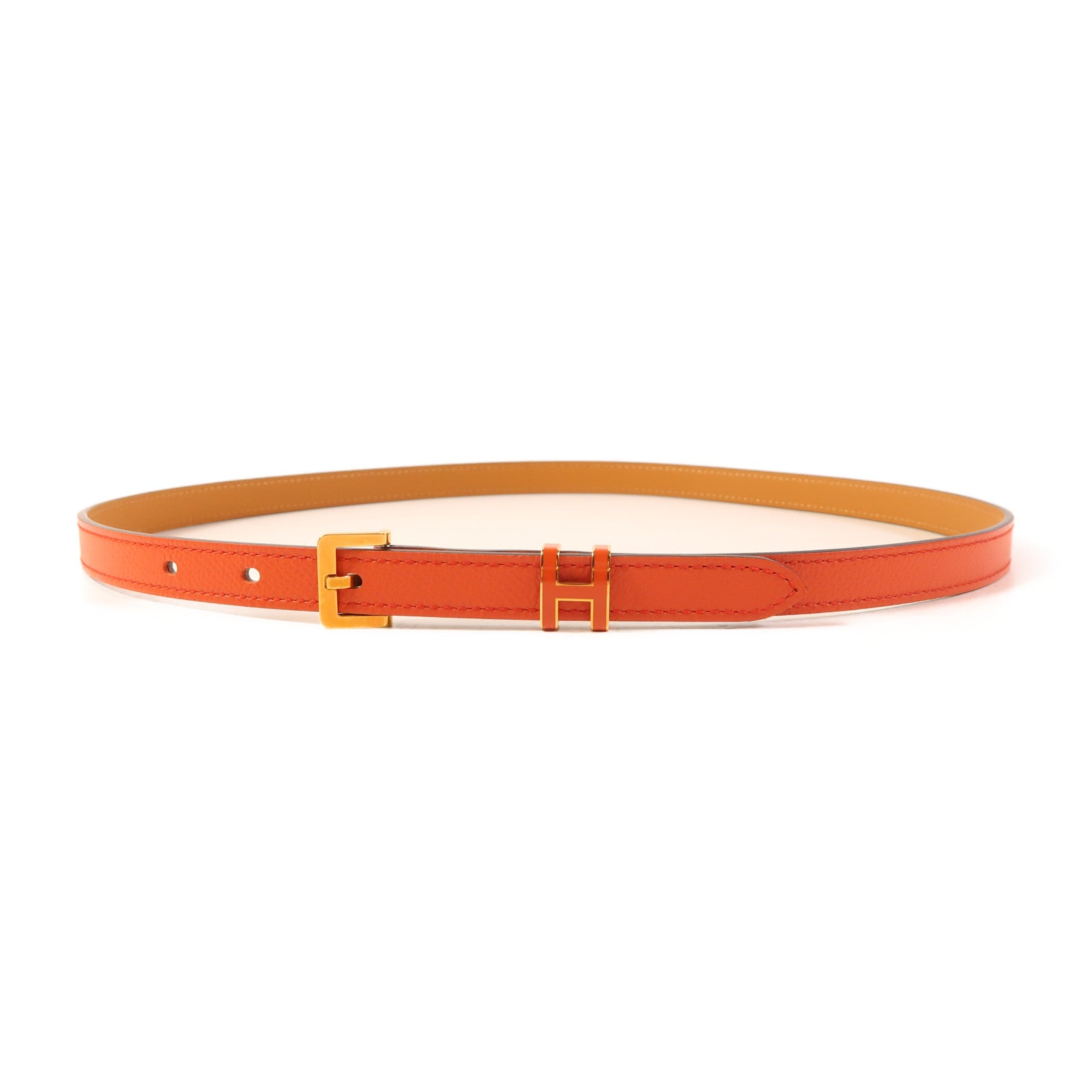 HERMES Epsom皮革Pop H Belt金扣皮帶