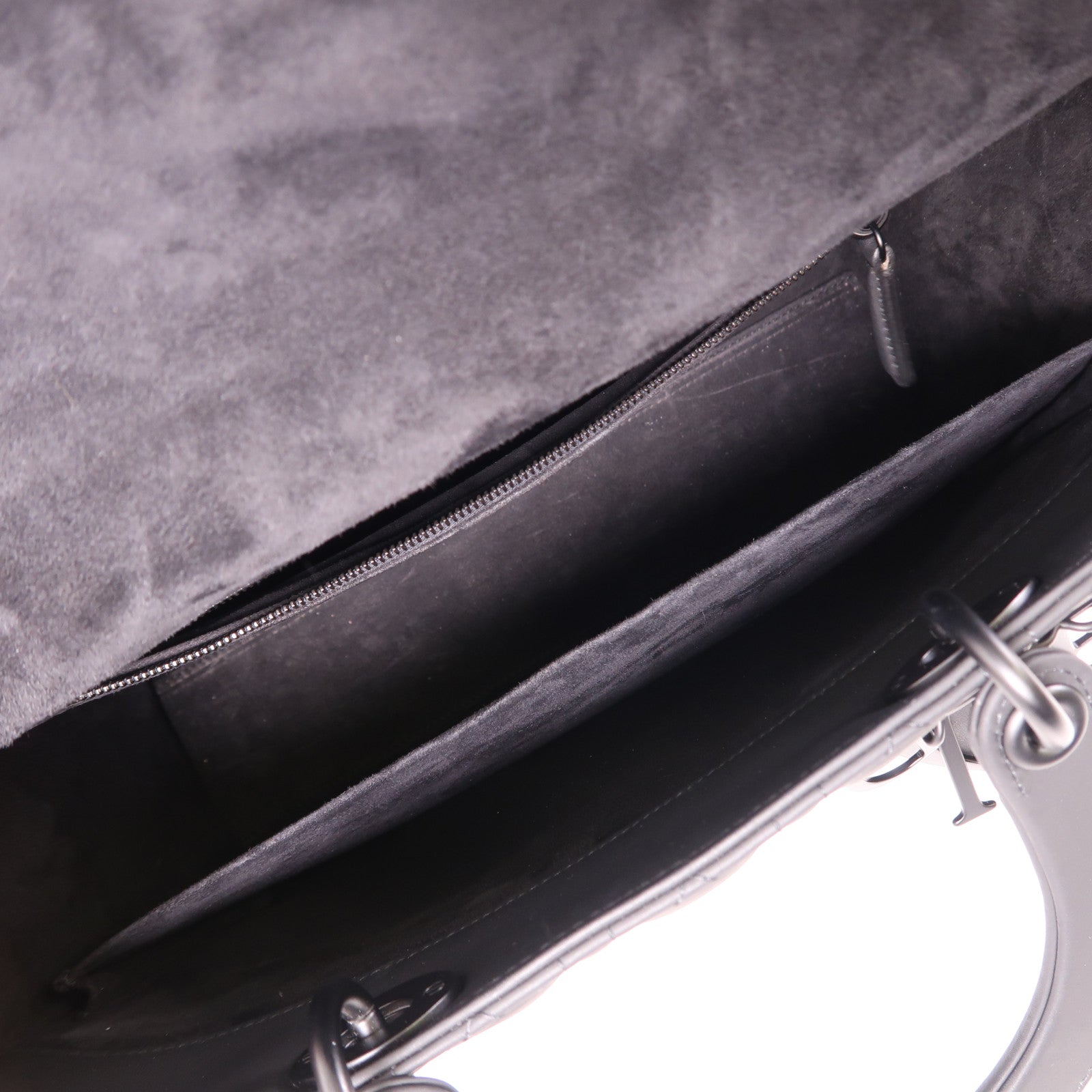 Dior 牛皮皮革Lady Dior Large手挽肩背兩用袋