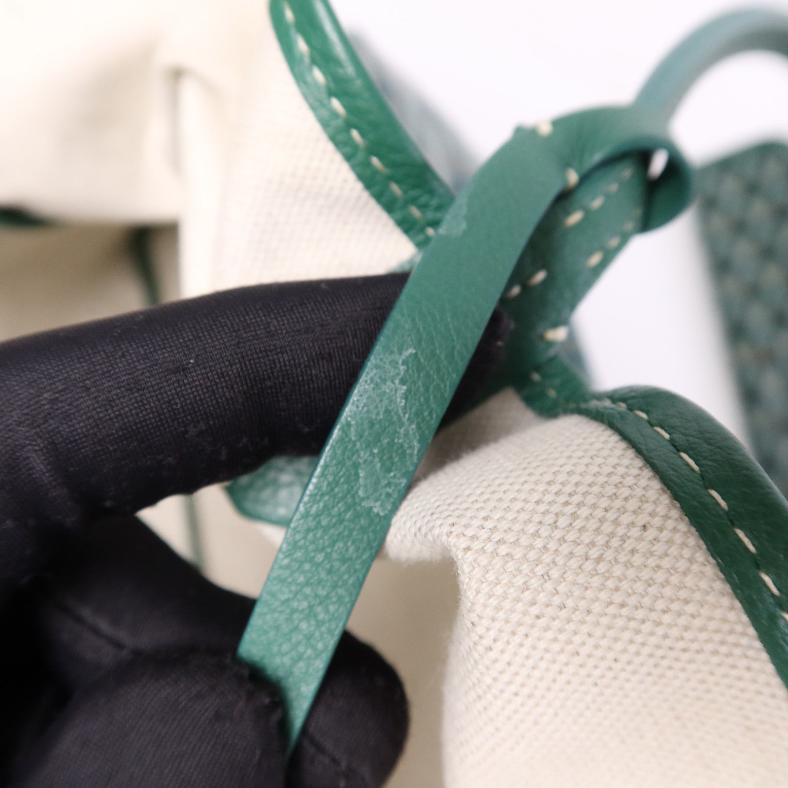 GOYARD 塗層帆布Saint Louis PM銀扣手挽袋