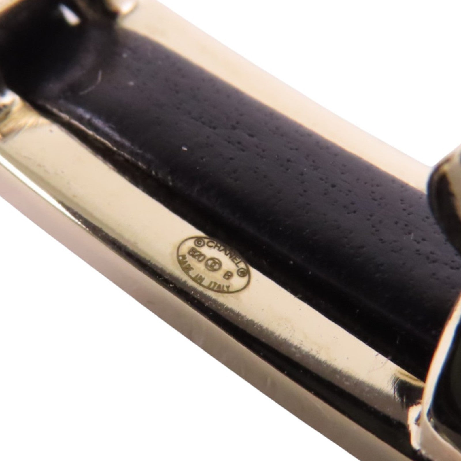 CHANEL 金屬/水鑽Hairpin金扣髮夾