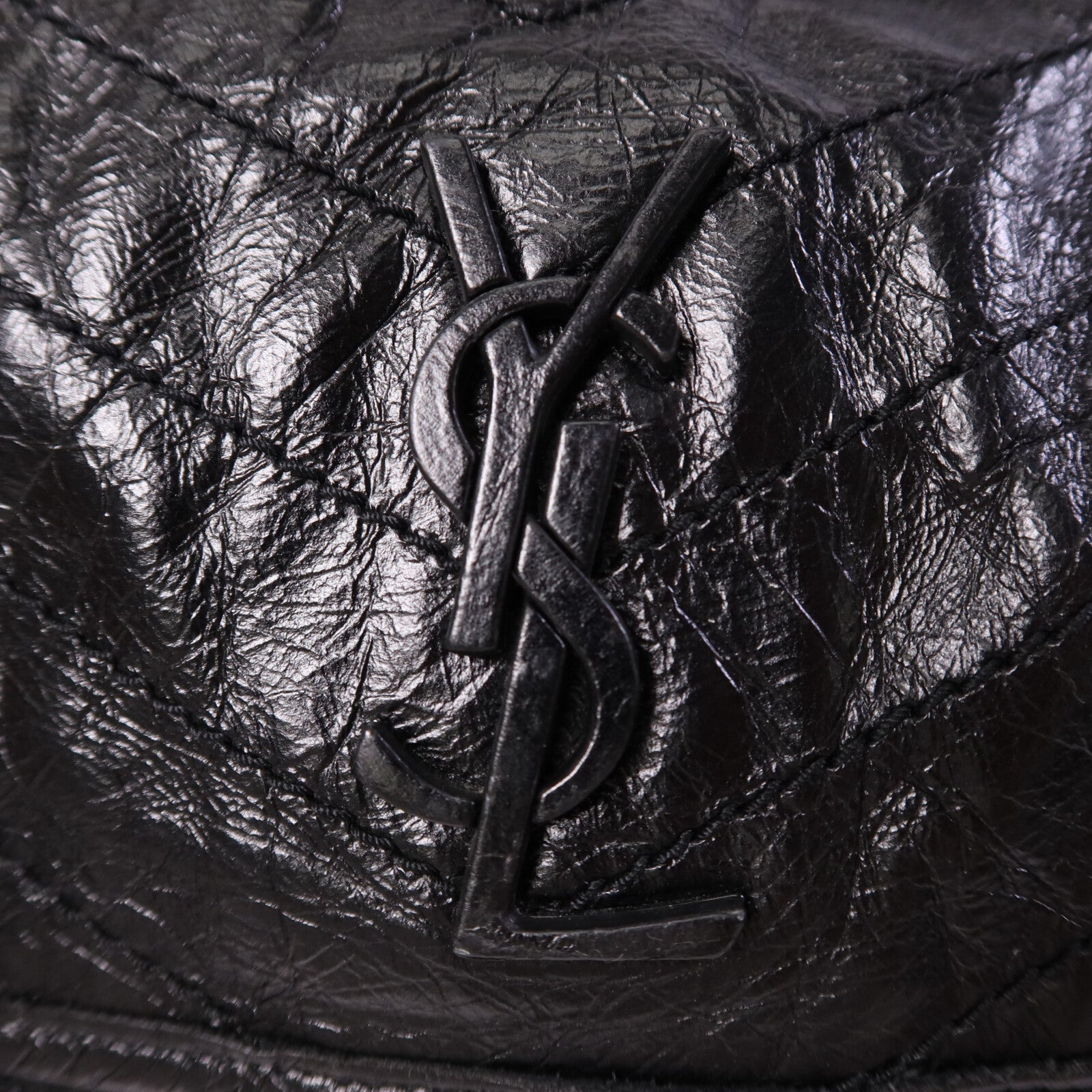 SAINT LAURENT 牛皮皮革Niki Medium銀扣鏈帶肩背袋