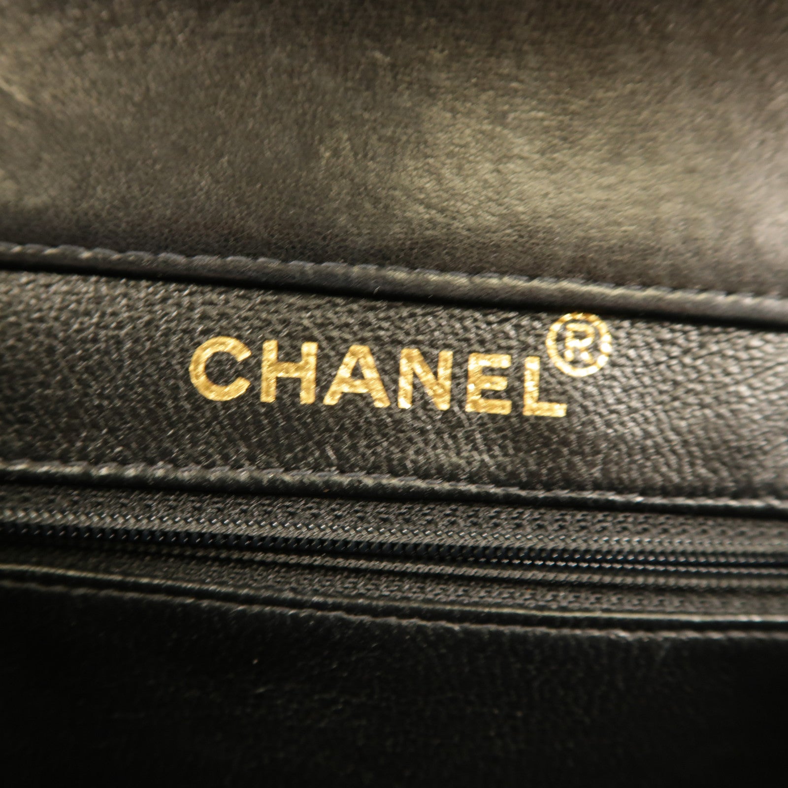 CHANEL 羊皮皮革Vintage Chain Shoulder Bag金扣肩背袋