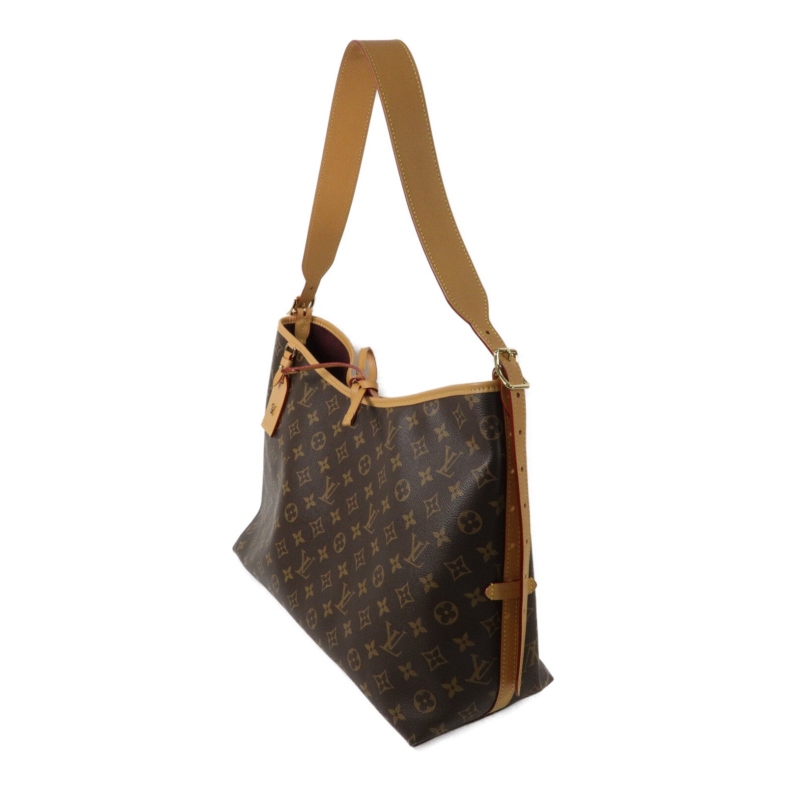 LOUIS VUITTON Monogram Carry All MM肩背袋