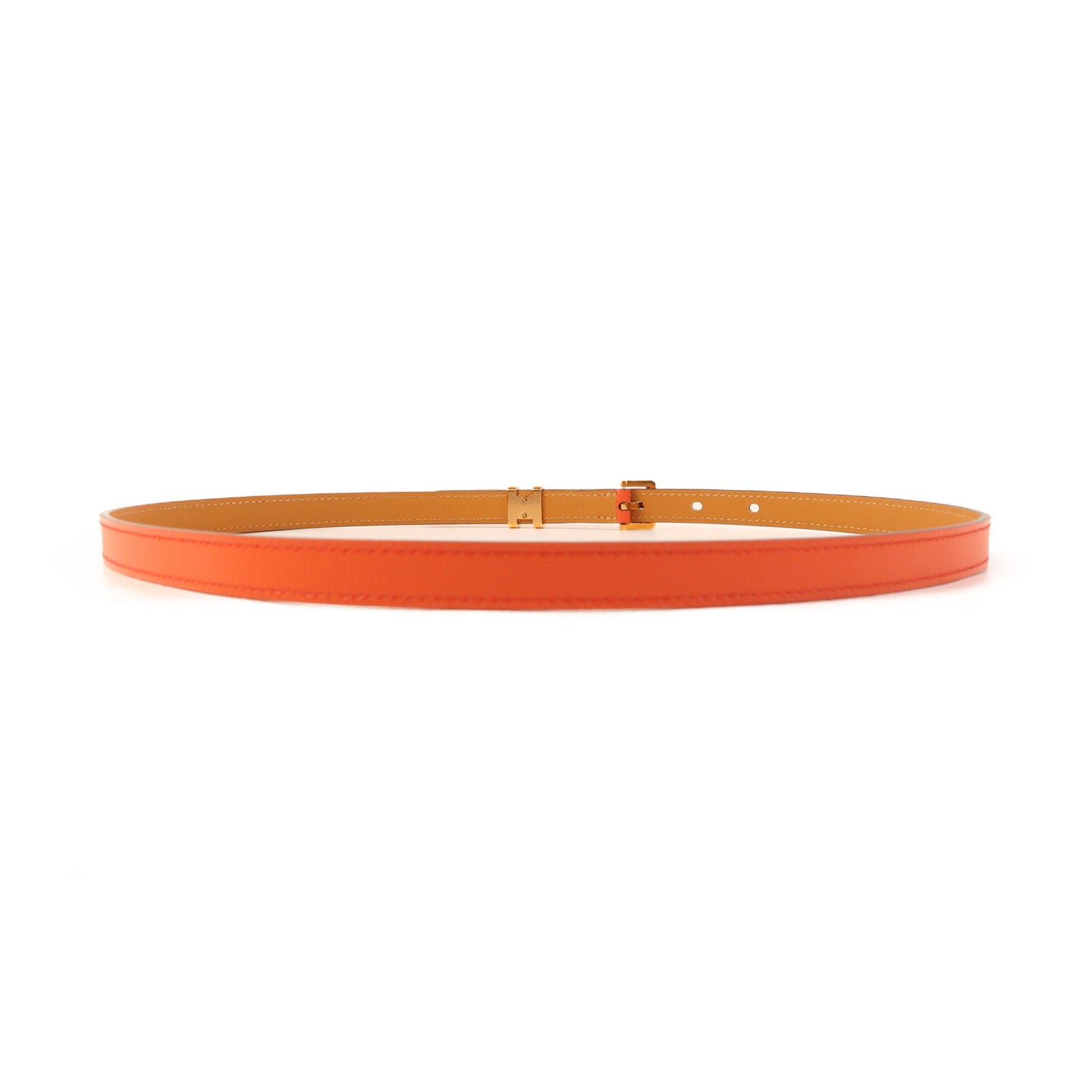 HERMES Epsom皮革Pop H Belt金扣皮帶