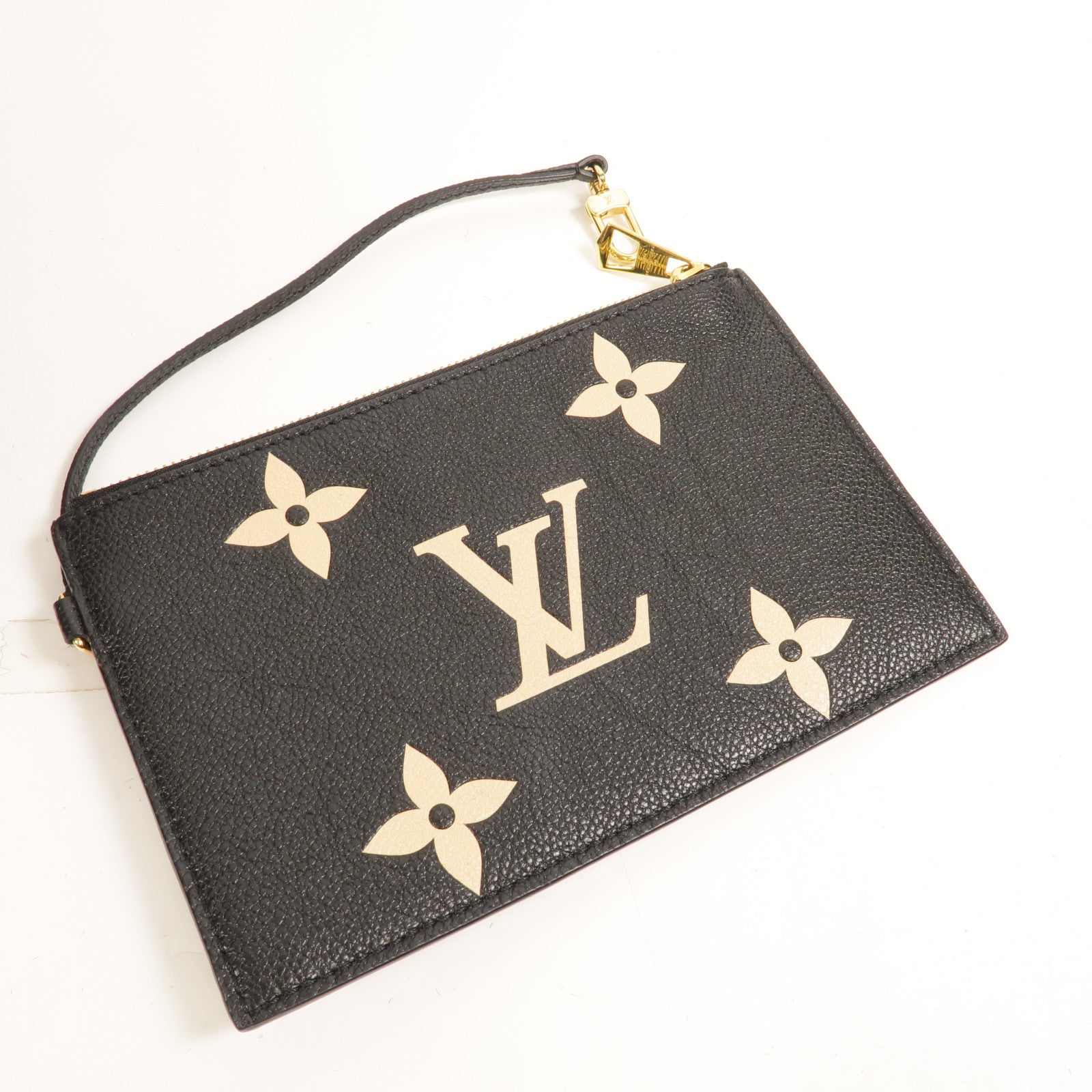 LOUIS VUITTON Monogram Empreinte Bicolor Neo Noe MM金扣手挽肩背兩用袋