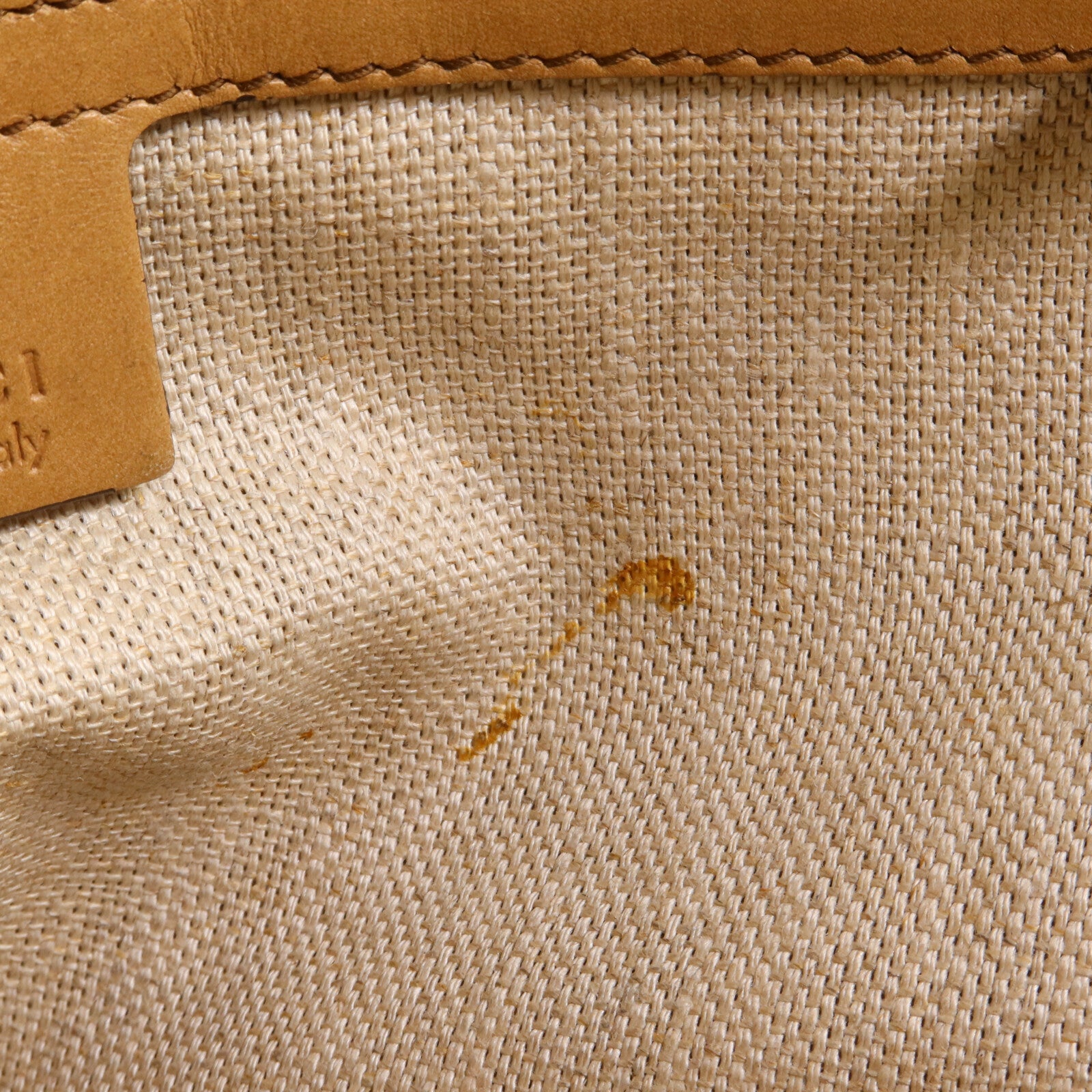 GUCCI 牛皮皮革Microguccissima Brogue Duilio Tote手挽袋
