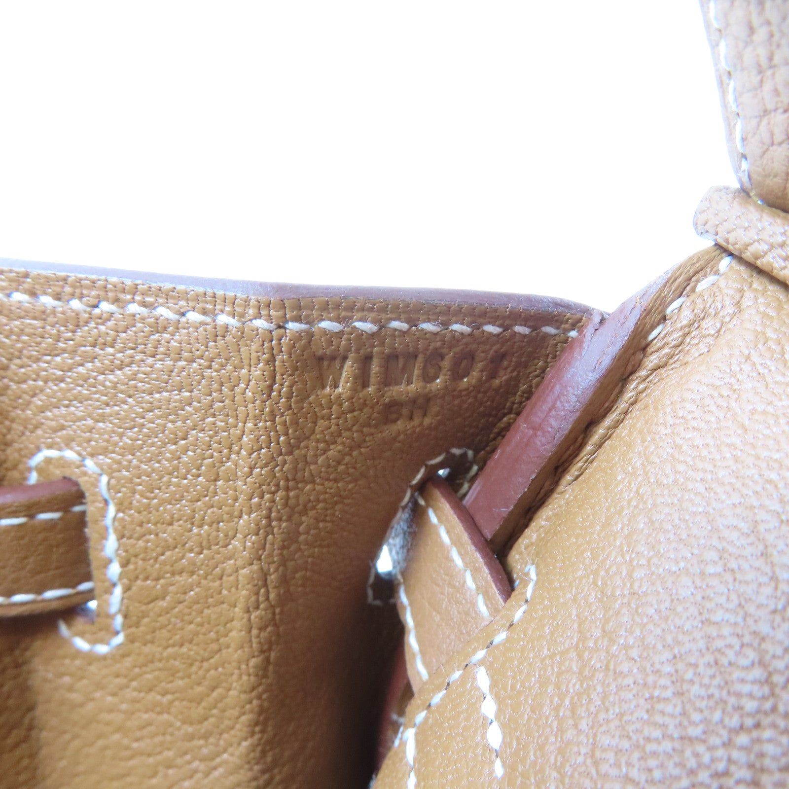 HERMES Togo皮革Birkin 25金扣手挽肩背兩用袋Gold/駝色